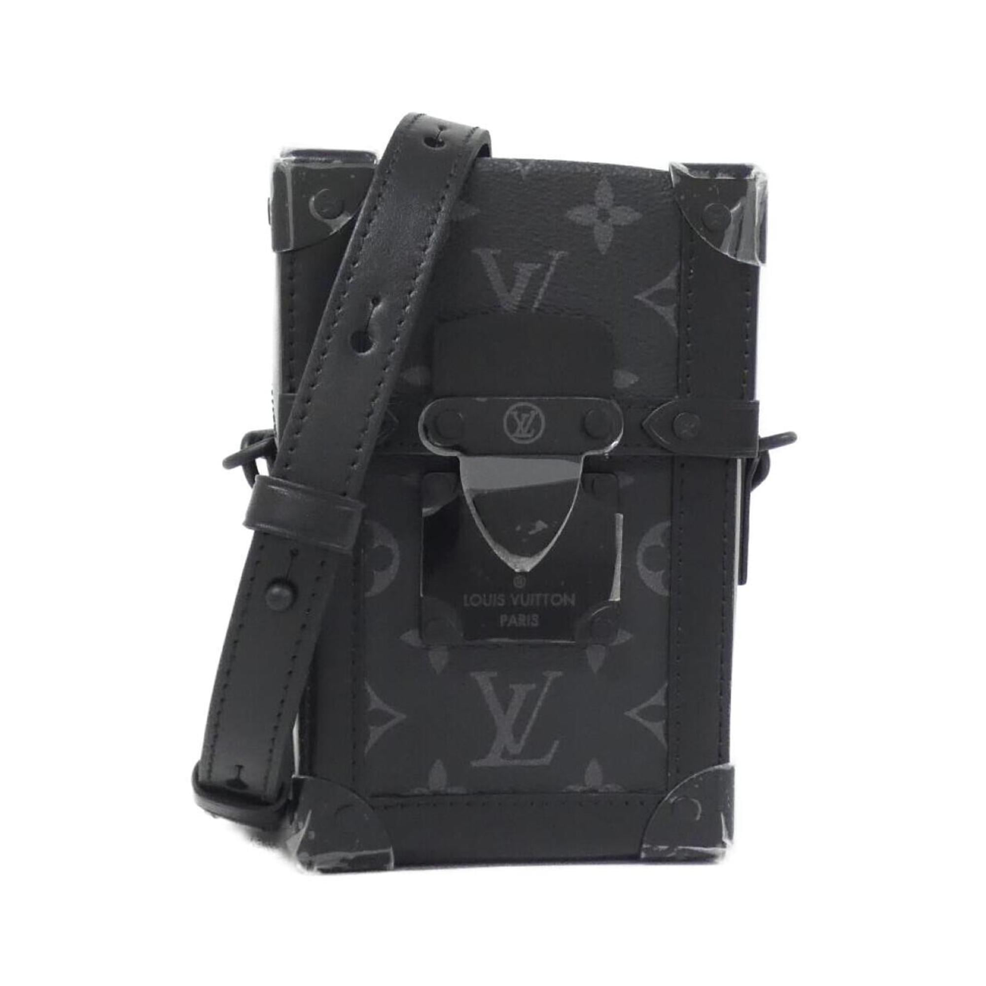 Louis Vuitton Black Coated Canvas Shoulder Bag (Pre-Owned)