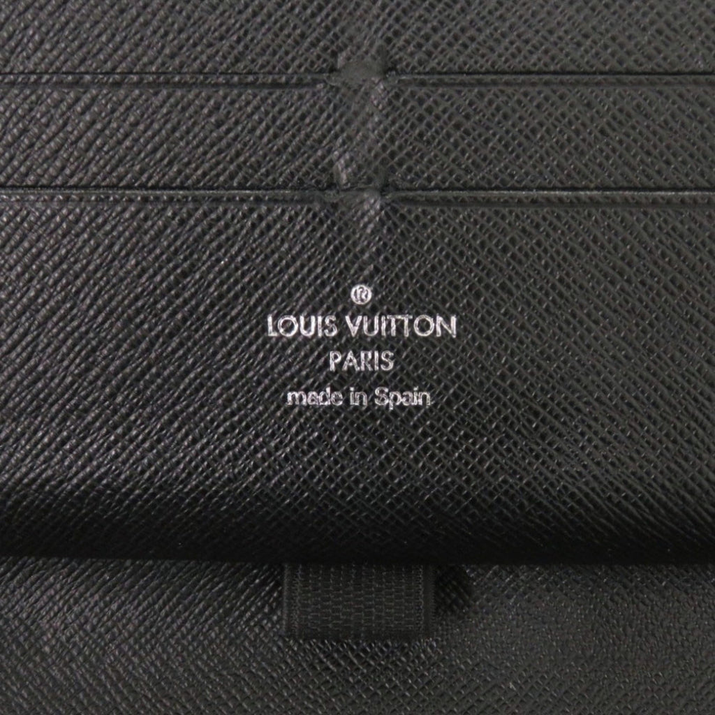 Louis Vuitton Black Gray Damier Graphite Canvas Long Wallet (Bi-Fold) (Pre-Owned)