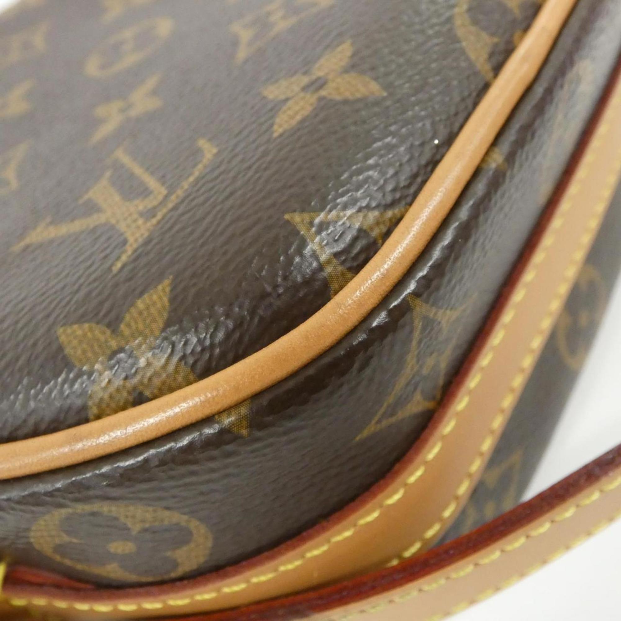 Louis Vuitton Brown Marron Coated Canvas Shoulder Bag (Pre-Owned)