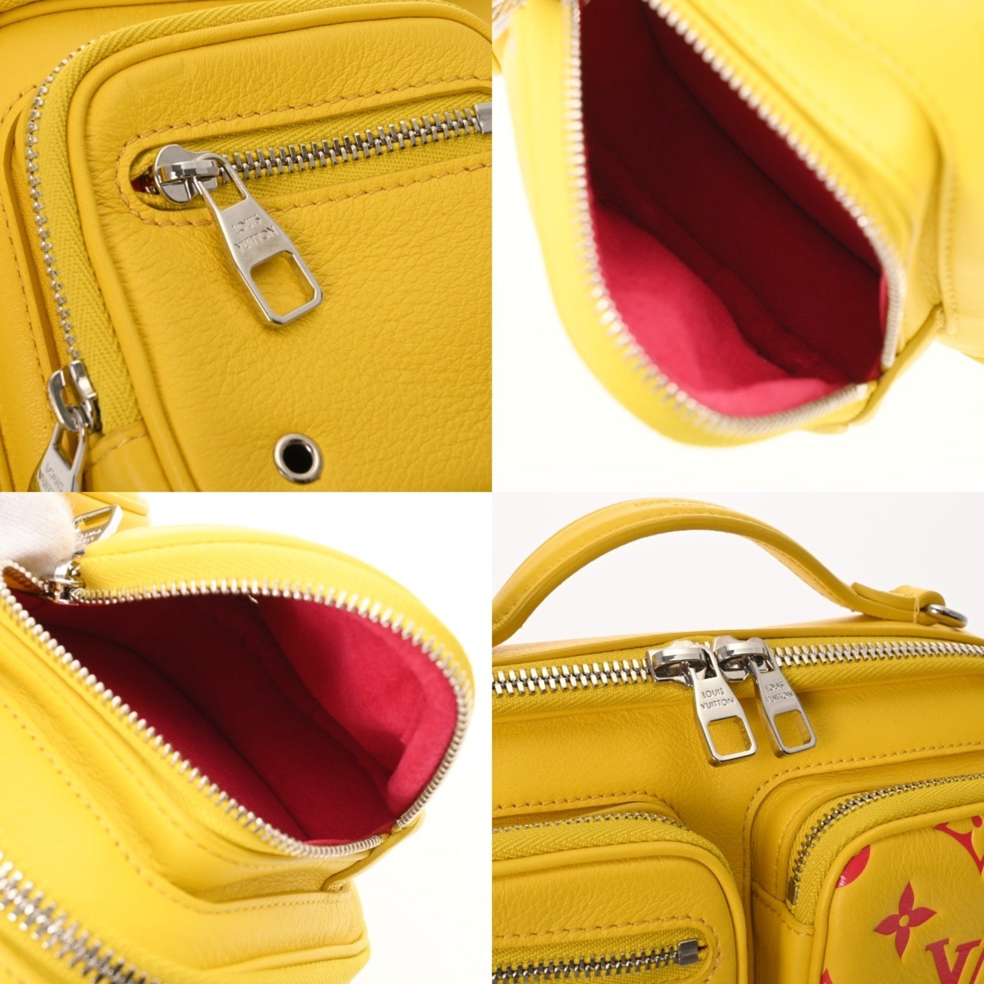 Louis Vuitton Jaune Leather Shoulder Bag (Pre-Owned)