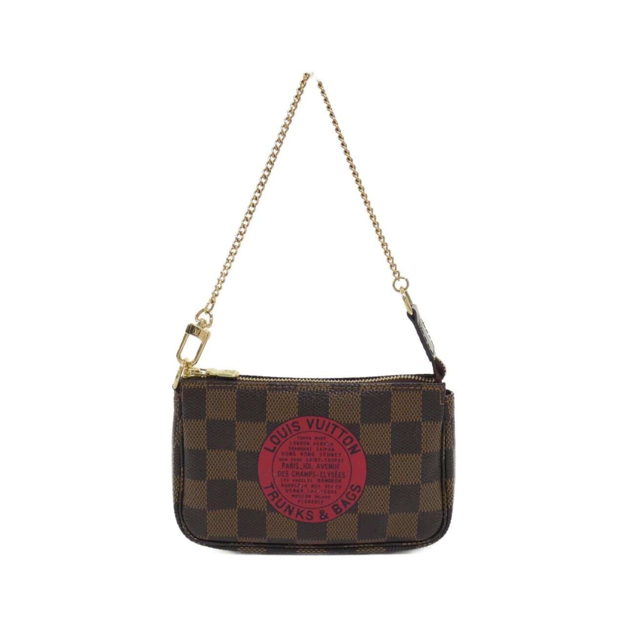 Louis Vuitton Damier Canvas Ebene Coated Canvas Pochette Pouch (Pre-Owned)