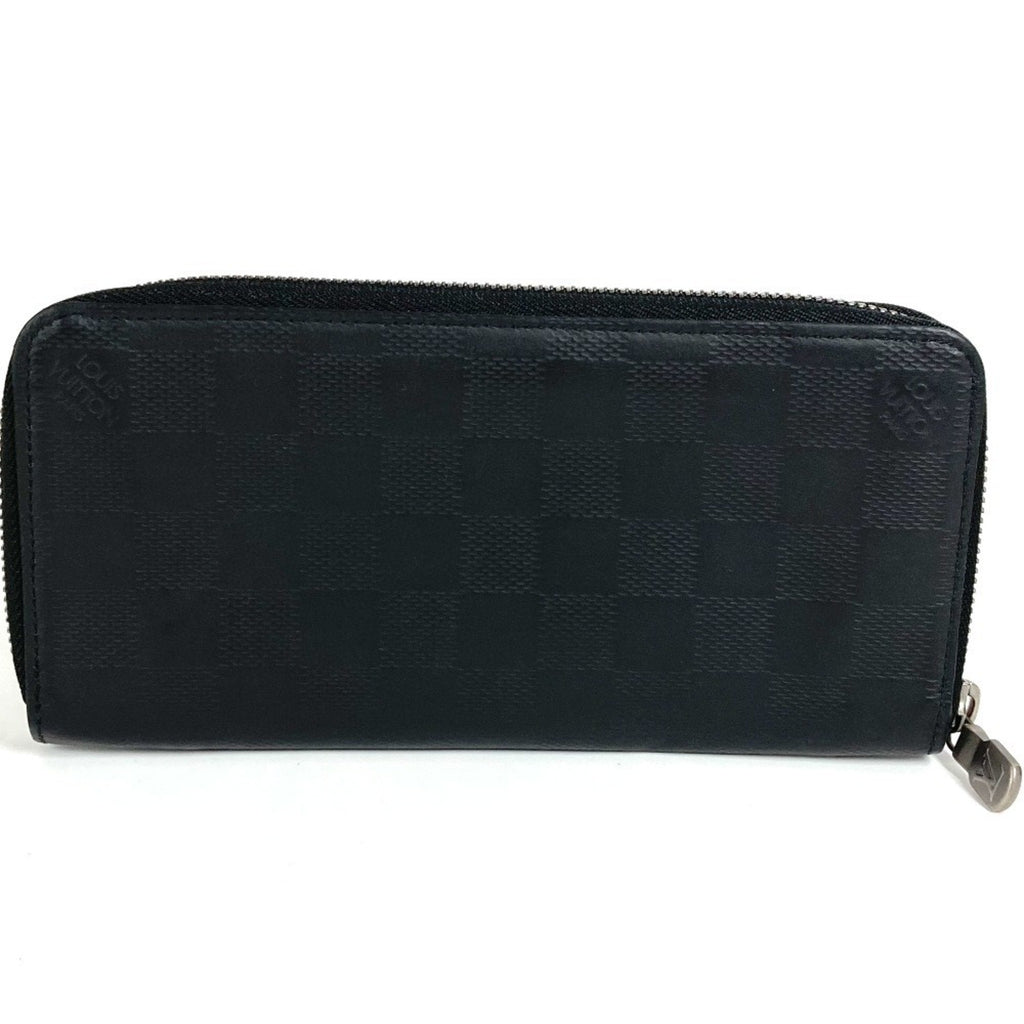 Louis Vuitton Black Infini Onyx Damier Infini Long Wallet (Bi-Fold) (Pre-Owned)