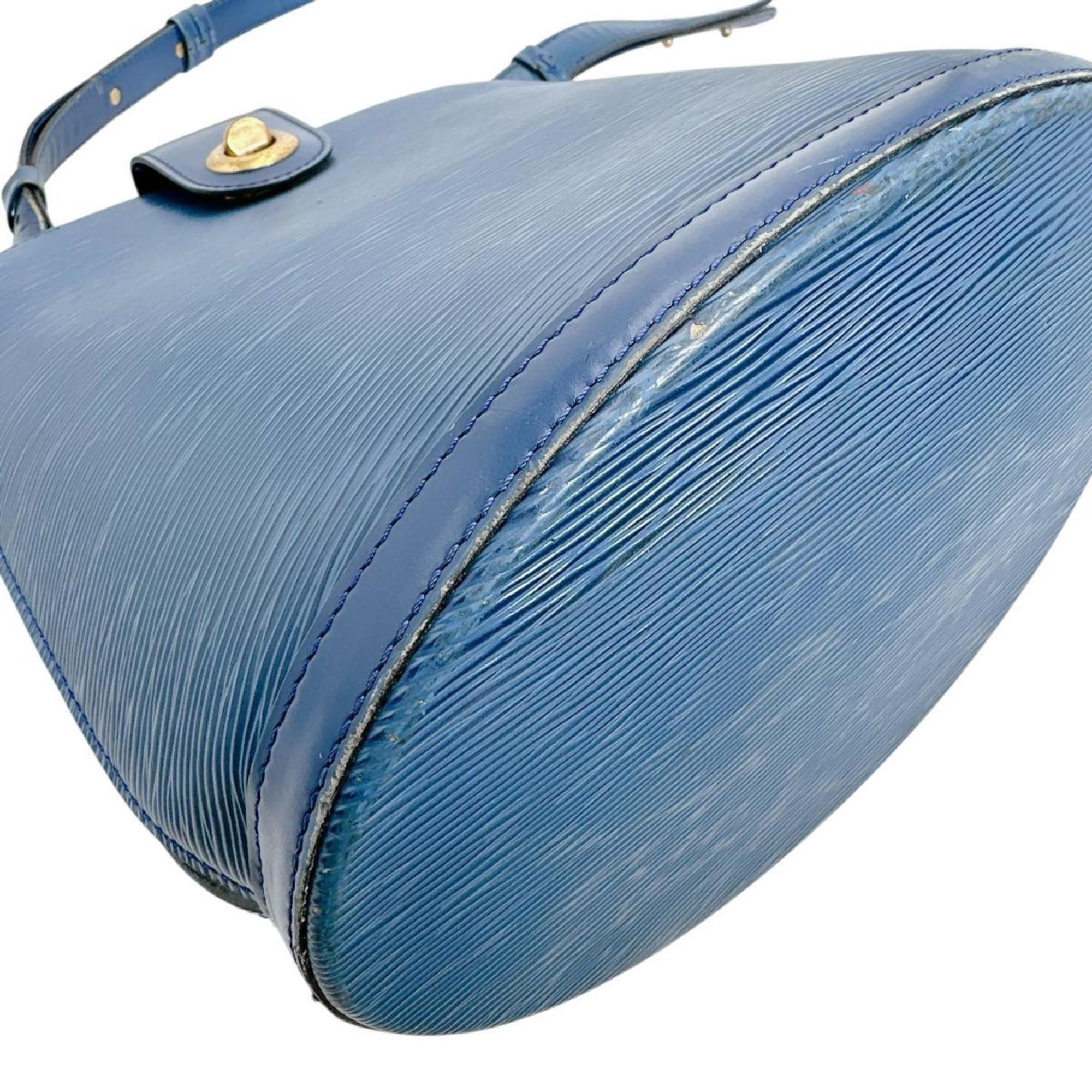 Louis Vuitton Blue Epi Leather Shoulder Bag (Pre-Owned)