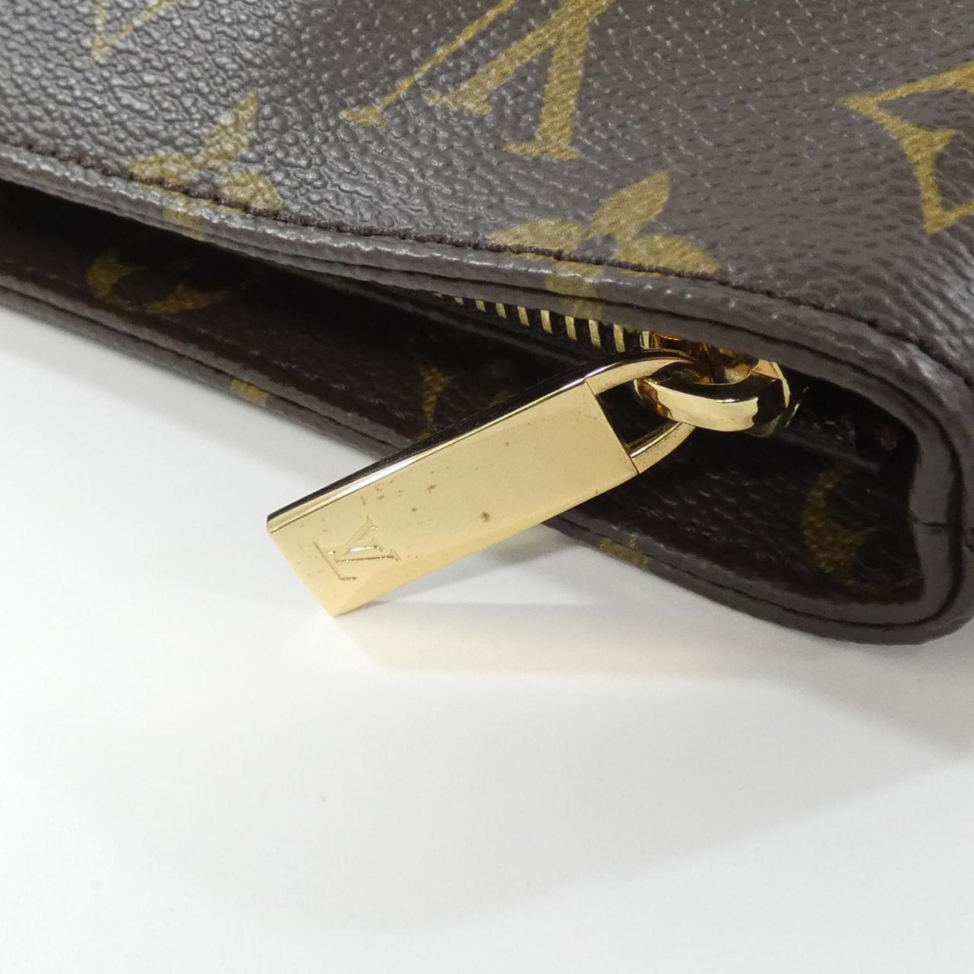 Louis Vuitton Marron Coated Canvas Shoulder Bag (Pre-Owned)