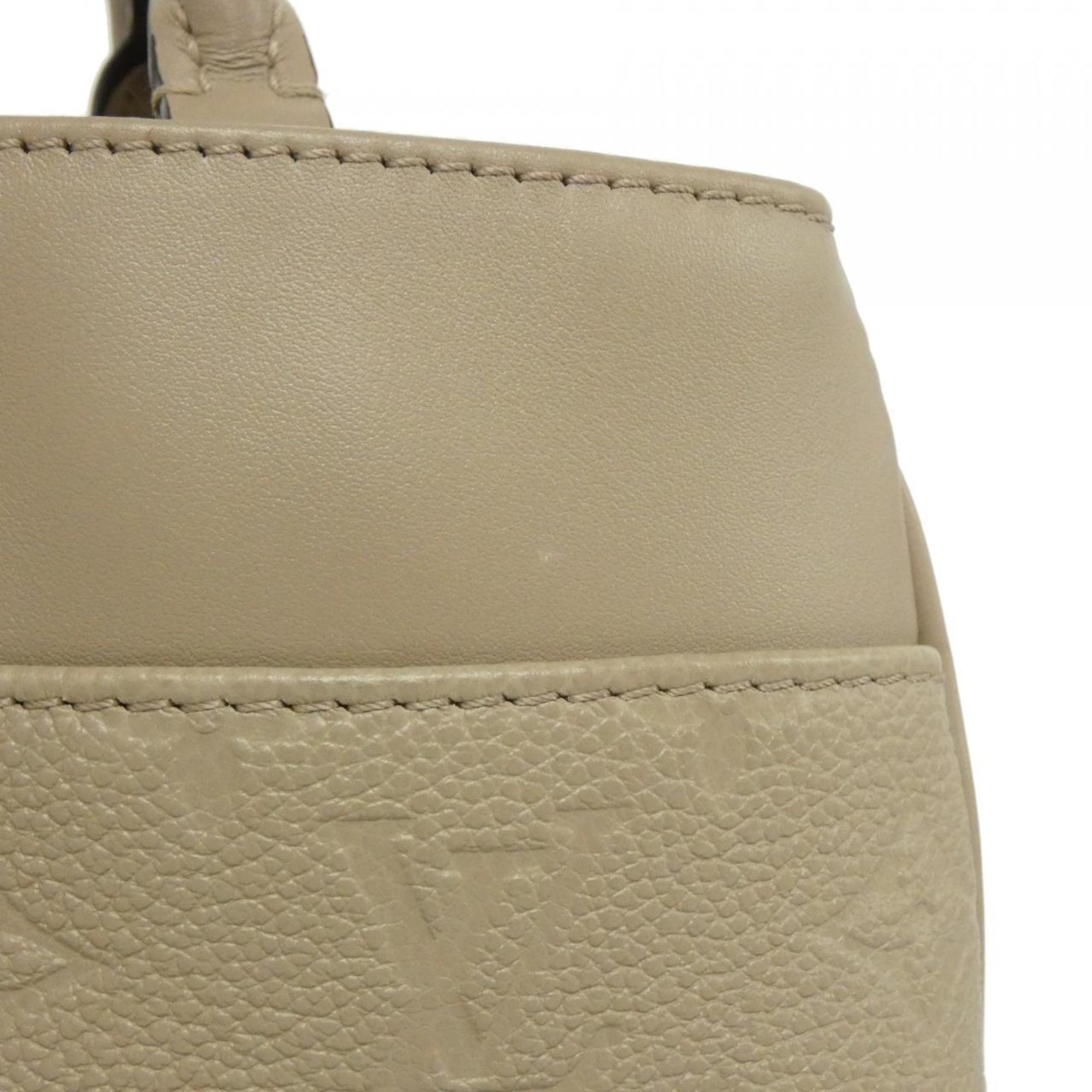 Louis Vuitton Monogram Empreinte Tourterelle Leather Handbag (Pre-Owned)