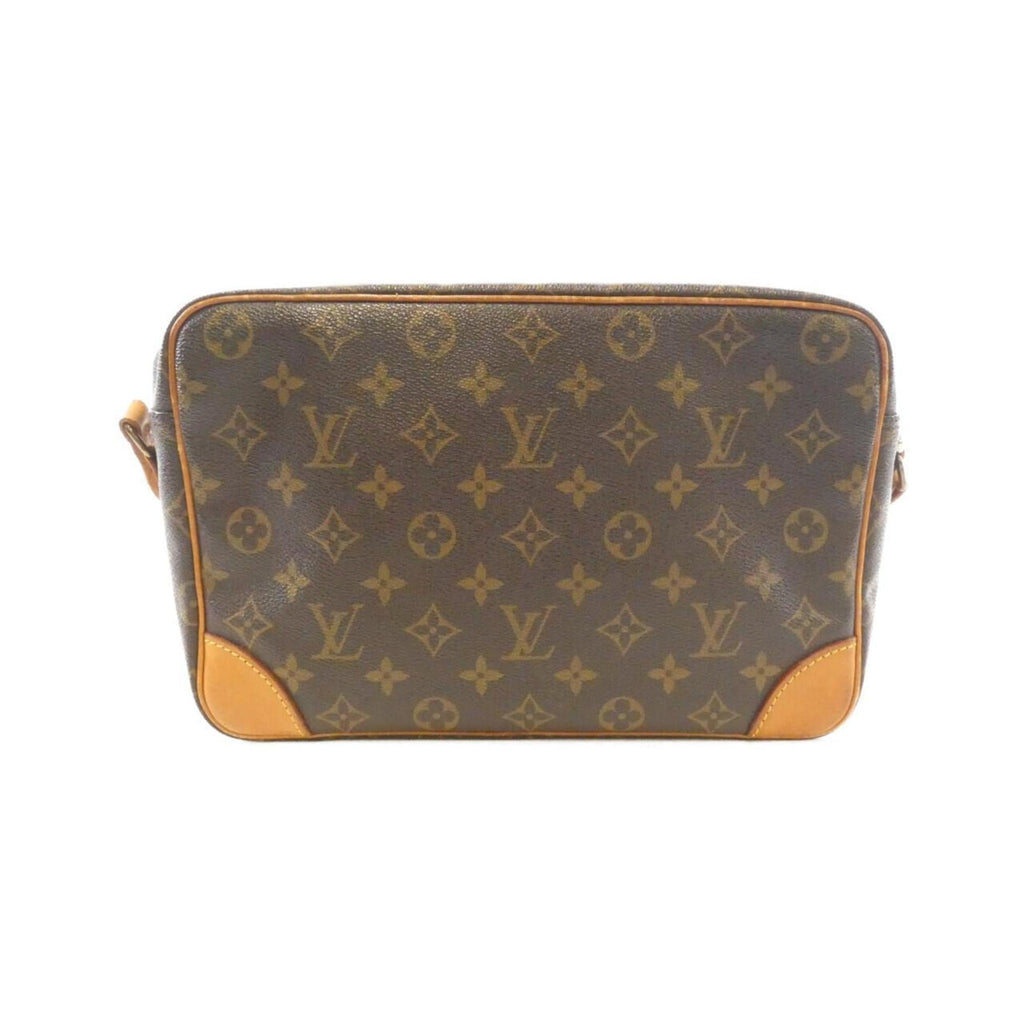 Louis Vuitton Marron Coated Canvas Shoulder Bag (Pre-Owned)
