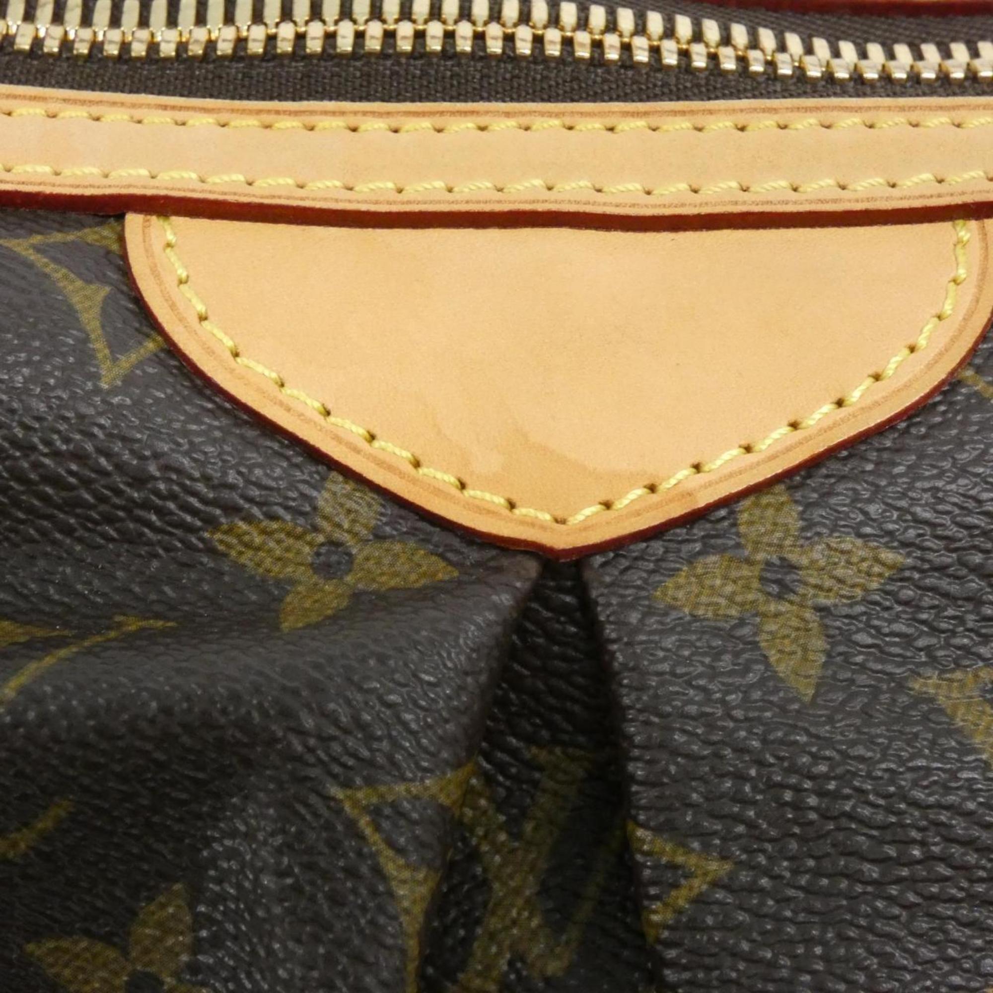 Louis Vuitton Monogram Marron Coated Canvas Handbag (Pre-Owned)