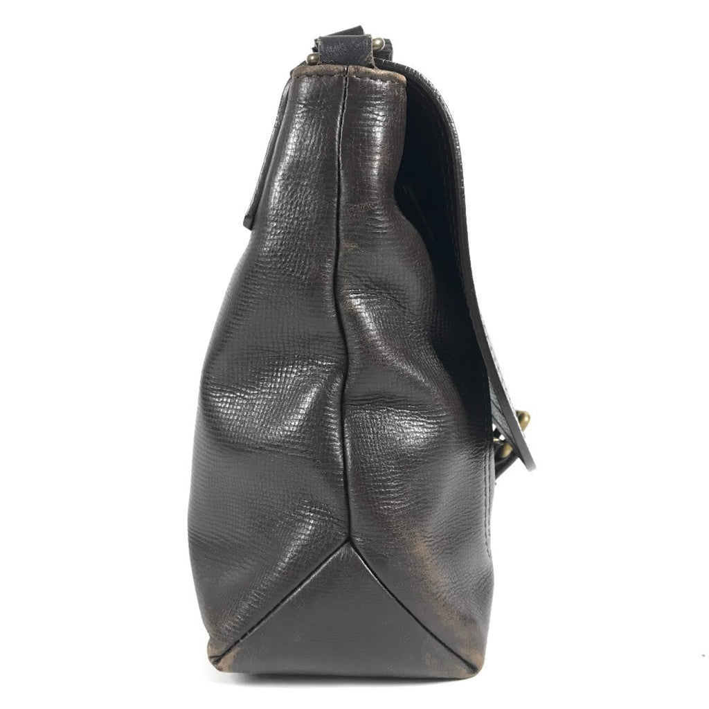 Louis Vuitton Brown Coffee Utah Leather Messenger Bag Shoulder Bag (Pre-Owned)