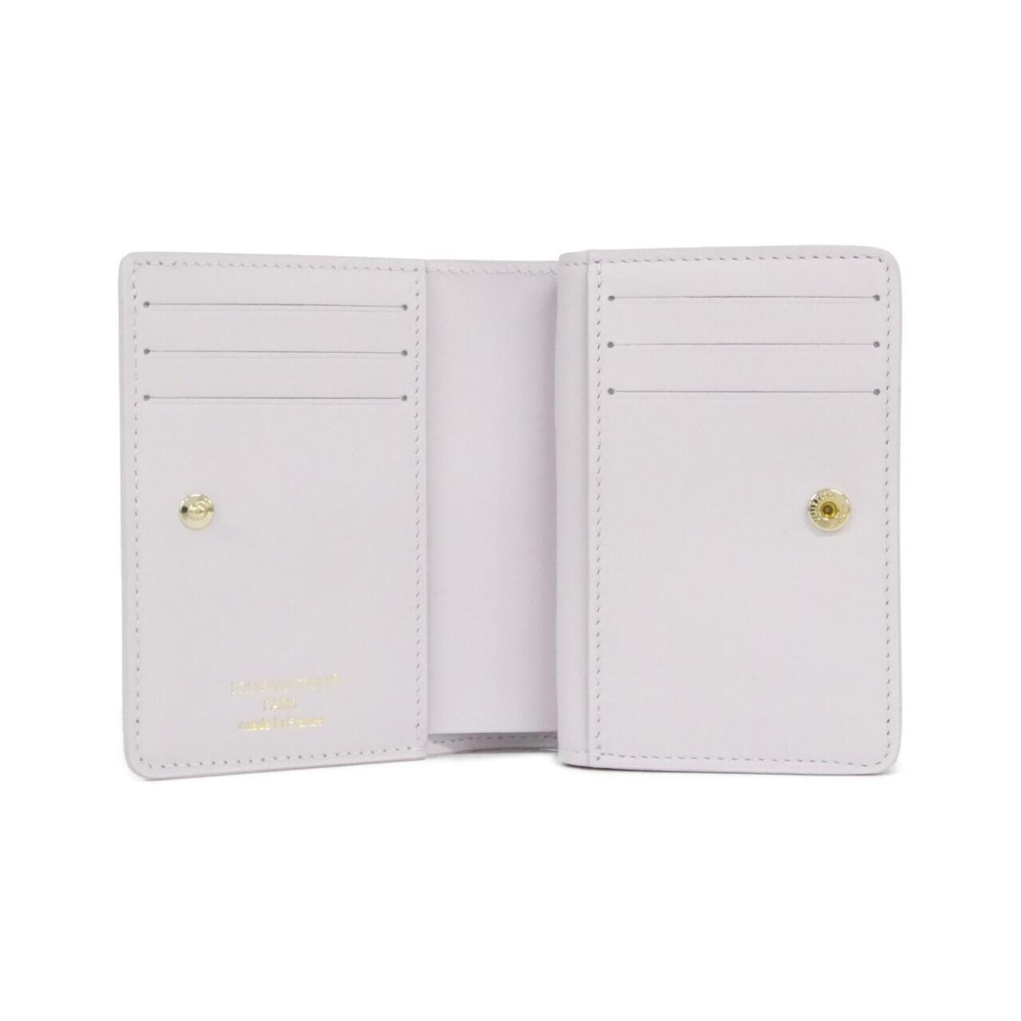 Louis Vuitton Purple Leather Wallet (Bi-Fold) (Pre-Owned)