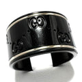 Band Ring 18K White Gold and Ceramic