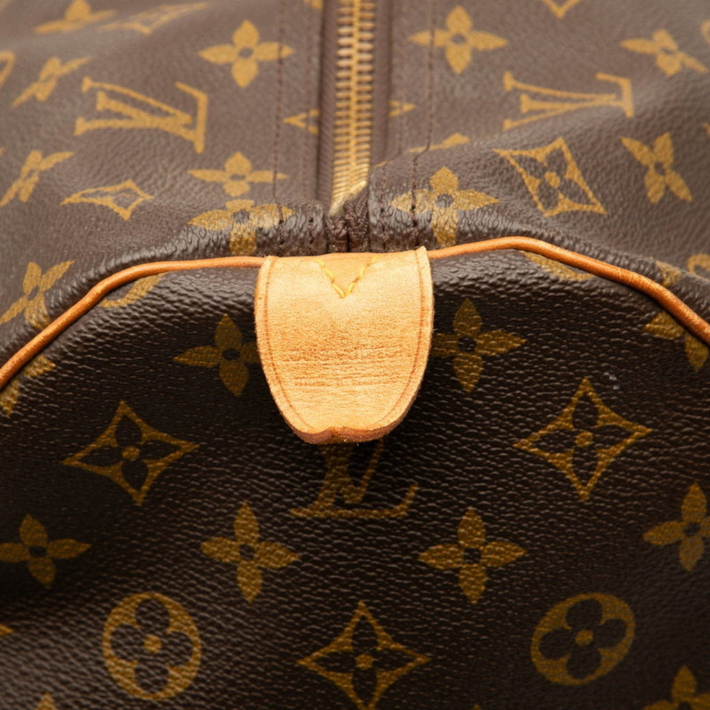 Louis Vuitton Brown Pvc Leather Boston Bag (Pre-Owned)