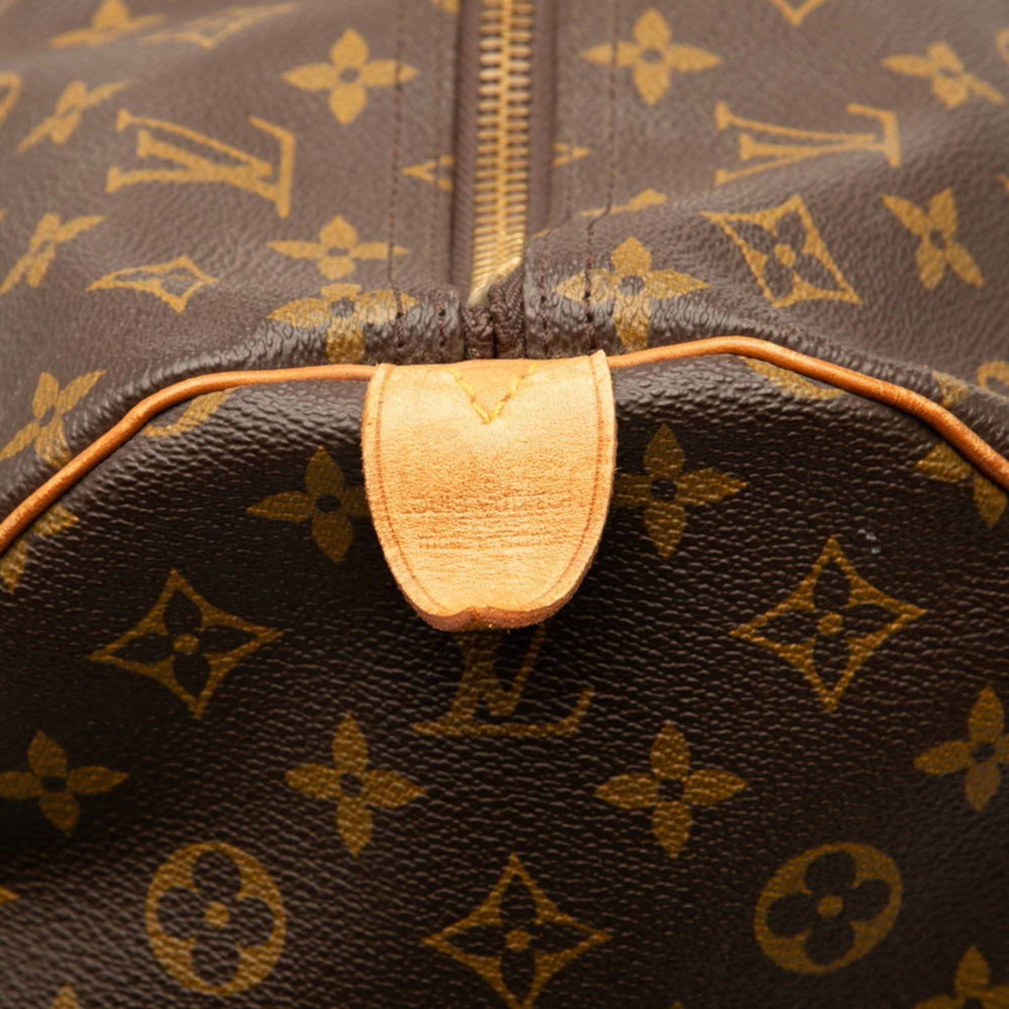 Louis Vuitton Brown Pvc Leather Boston Bag (Pre-Owned)
