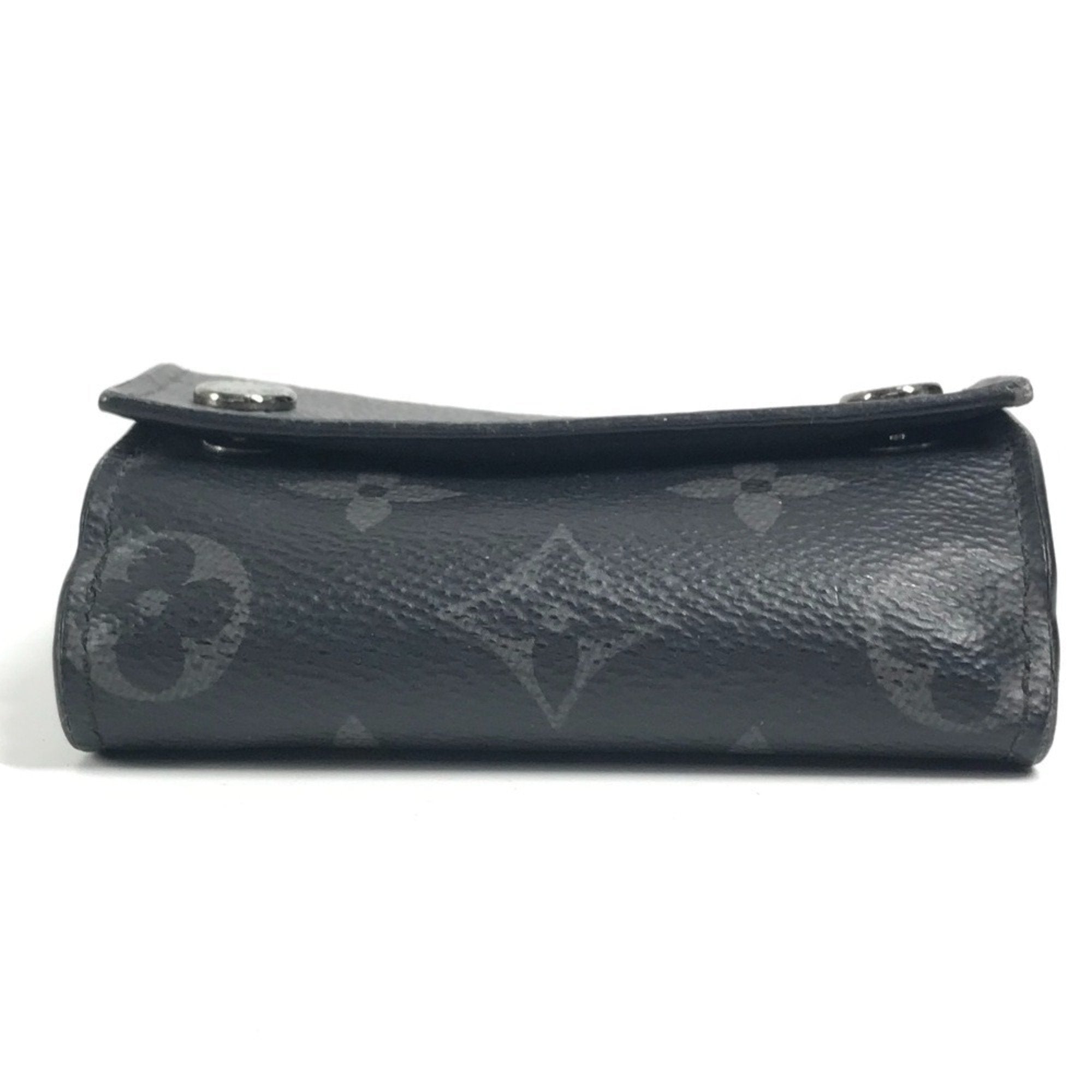 Louis Vuitton Black Gray Monogram Eclipse Canvas Wallet (Tri-Fold) (Pre-Owned)