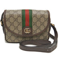 Ophidia Flap Shoulder Bag GG Coated Canvas Mini