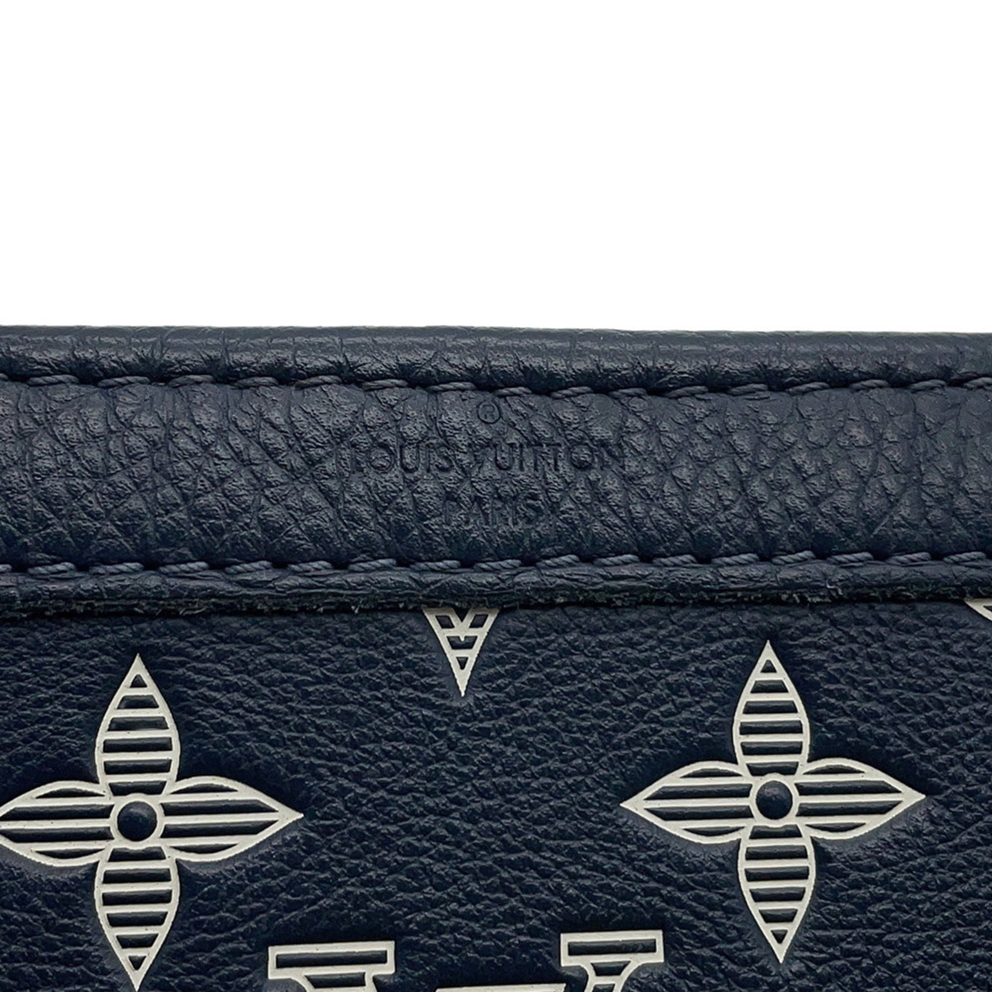 Louis Vuitton Monogram Shadow Navy Monogram Shadow Shoulder Bag (Pre-Owned)