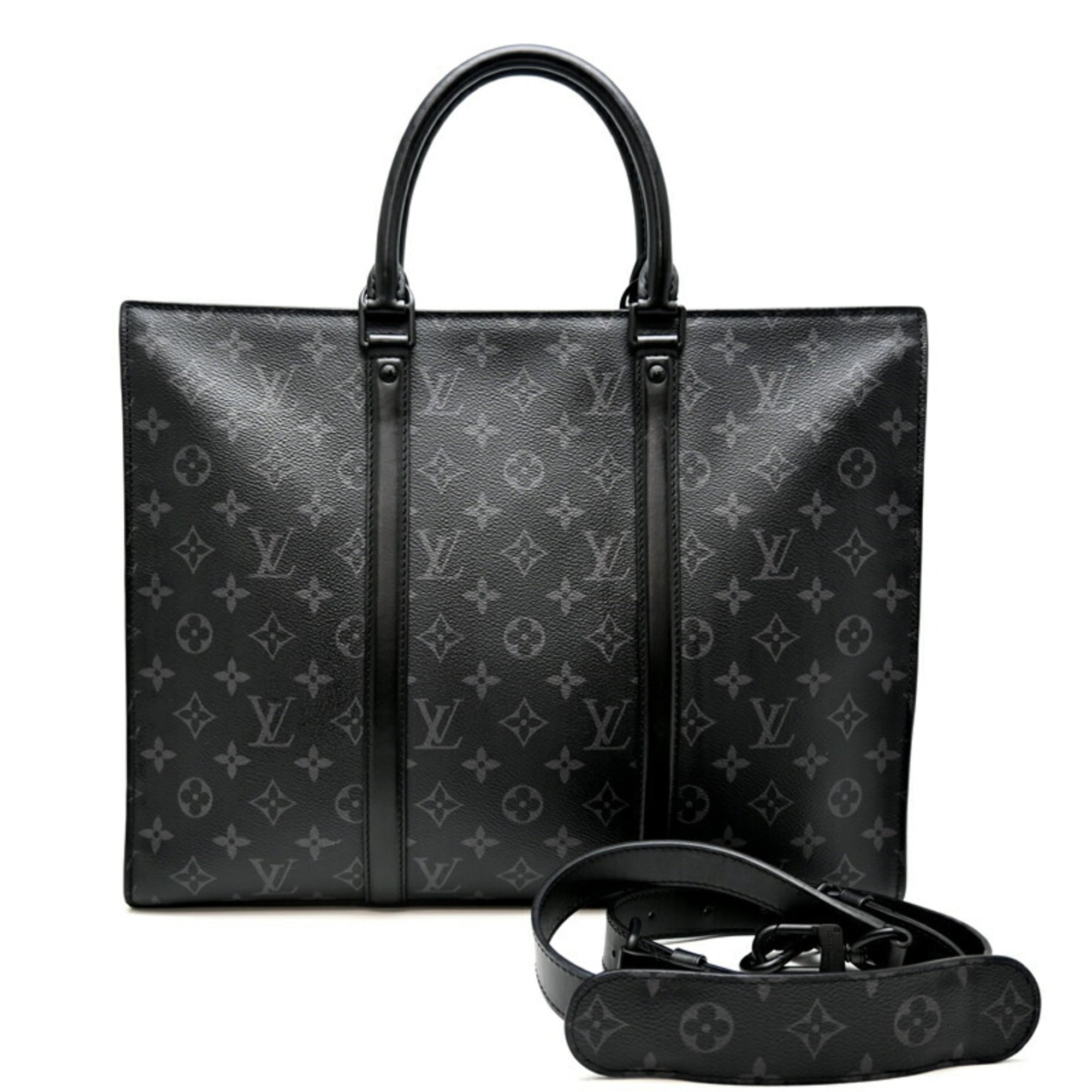 Louis Vuitton Monogram Eclipse Black Monogram Eclipse Monogram Eclipse Briefcase (Pre-Owned)
