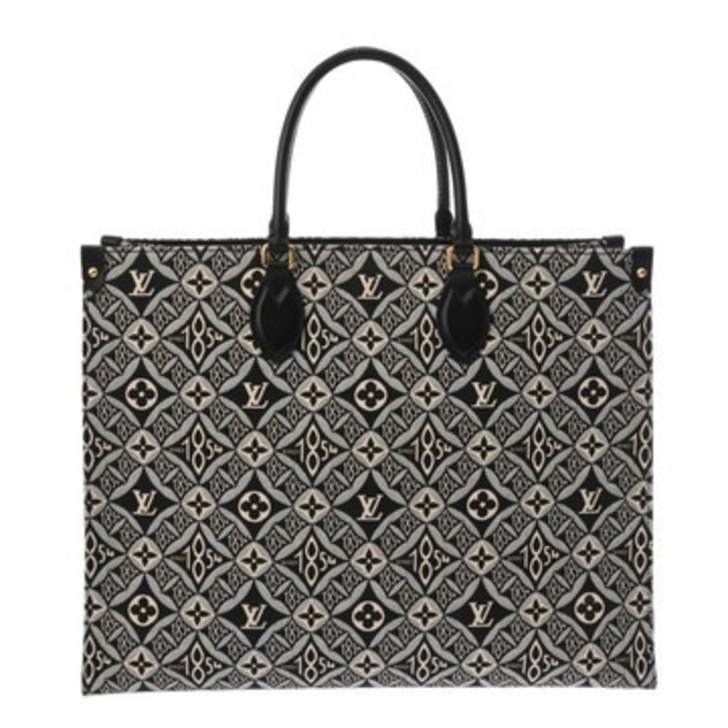 Louis Vuitton Black White Monogram Handbag (Pre-Owned)