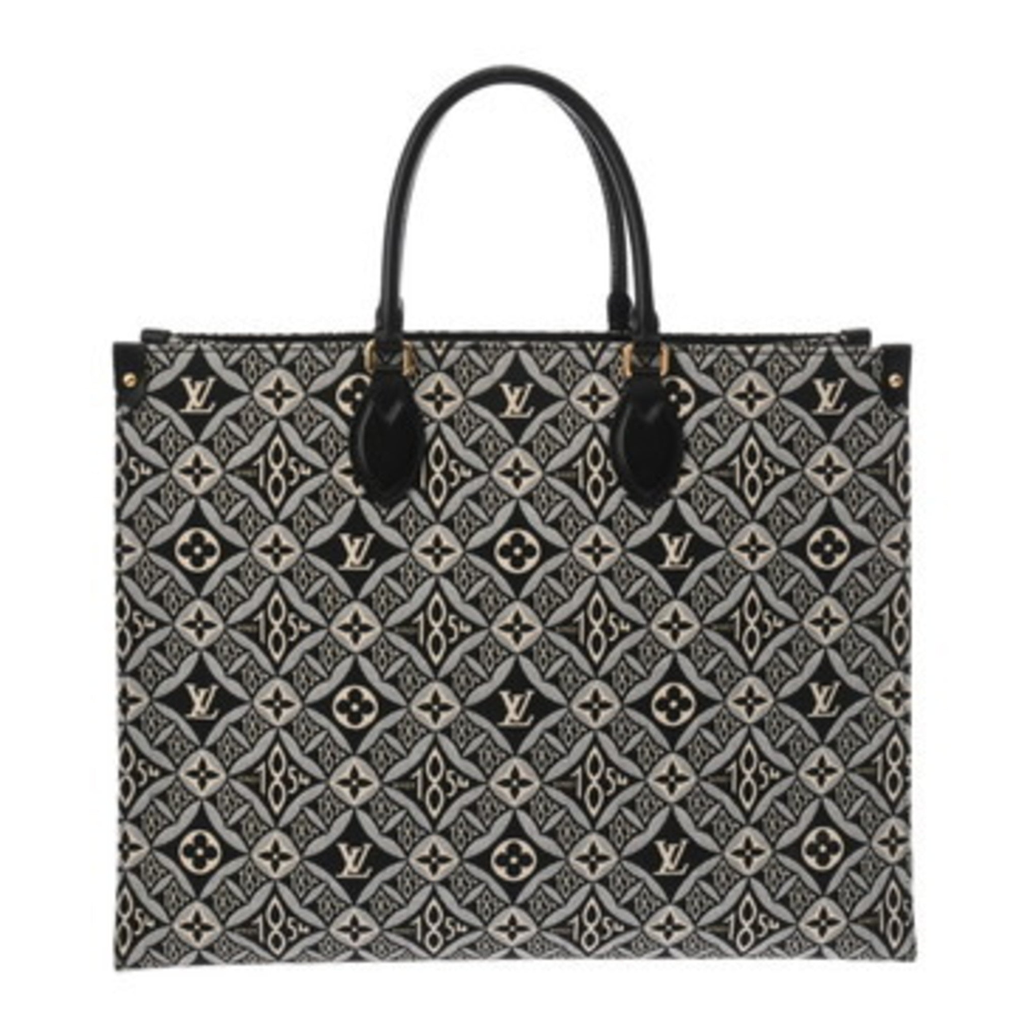 Louis Vuitton Black White Monogram Handbag (Pre-Owned)