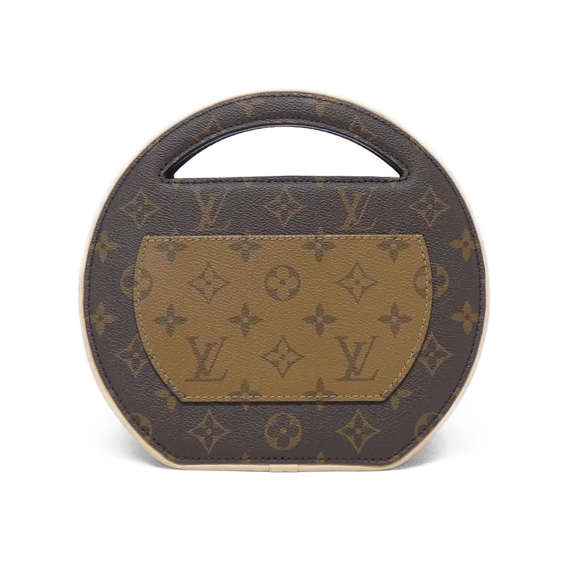 Louis Vuitton Marron Coated Canvas Shoulder Bag (Pre-Owned)