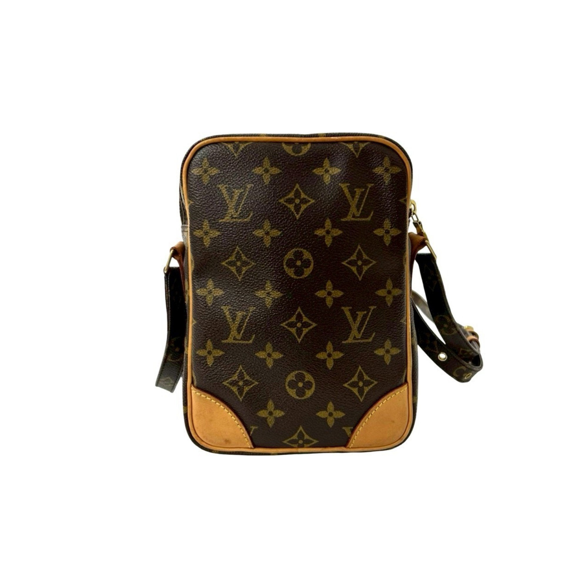 Louis Vuitton Brown Leather Pvc Pochette Shoulder Bag (Pre-Owned)