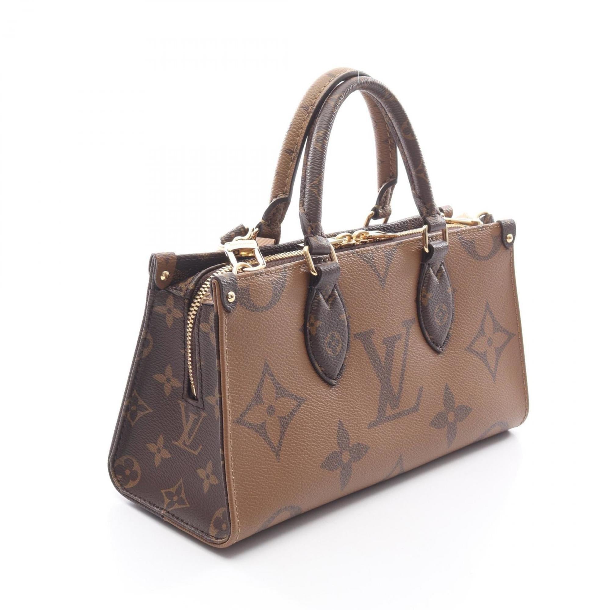 Louis Vuitton Brown Monogram Reverse Coated Canvas Handbag (Pre-Owned)