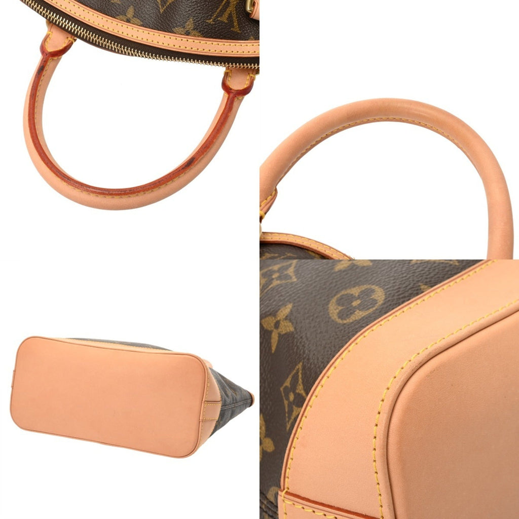 Louis Vuitton Brown Monogram Canvas Handbag (Pre-Owned)