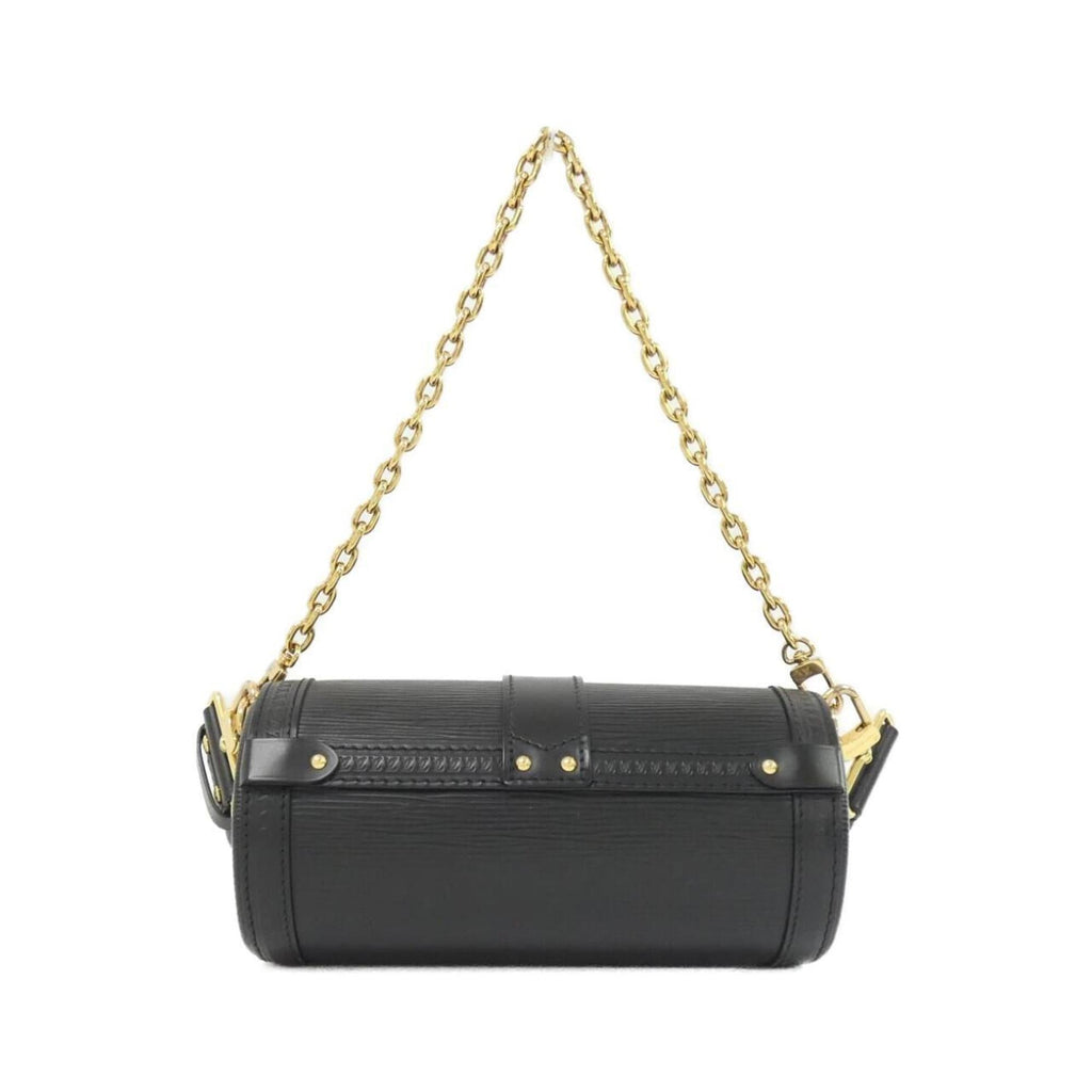 Louis Vuitton Black Leather Shoulder Bag (Pre-Owned)
