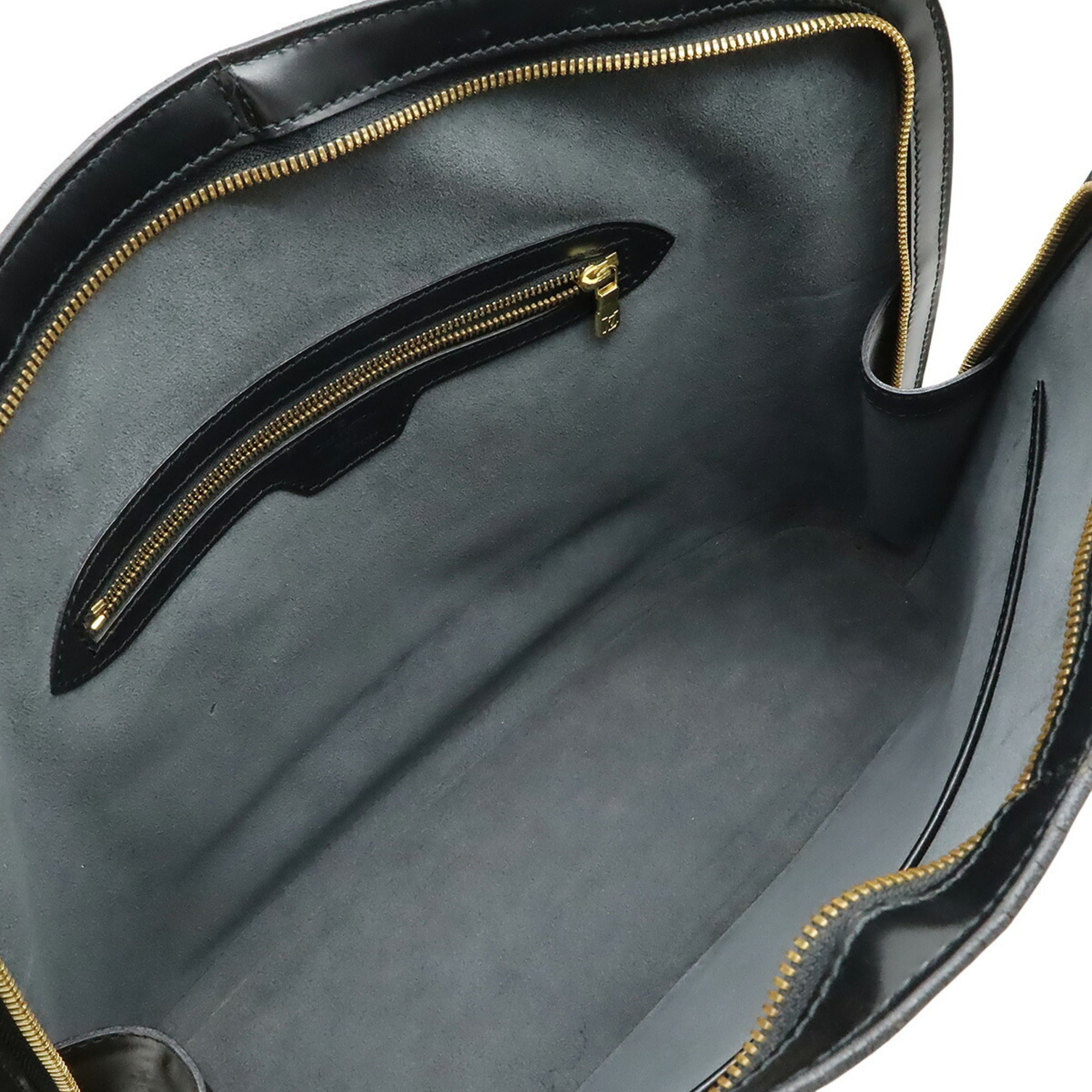 Louis Vuitton Black Noir Epi Leather Shoulder Bag Tote Bag (Pre-Owned)