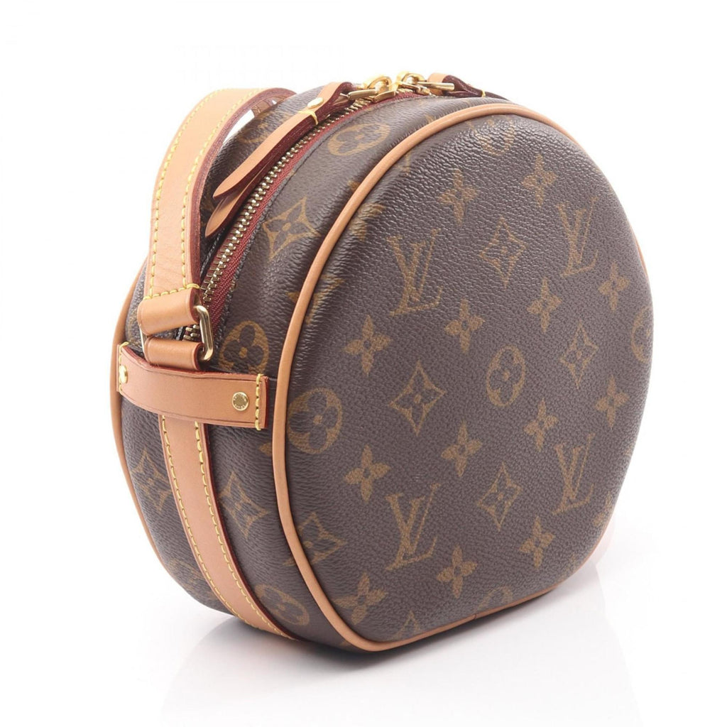 Louis Vuitton Brown Coated Canvas Leather Shoulder Bag (Pre-Owned)