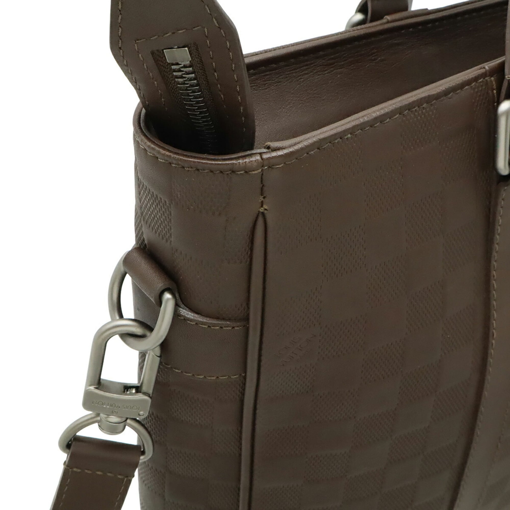 Louis Vuitton Meteor Damier Infini Leather Shoulder Bag Tote Bag (Pre-Owned)