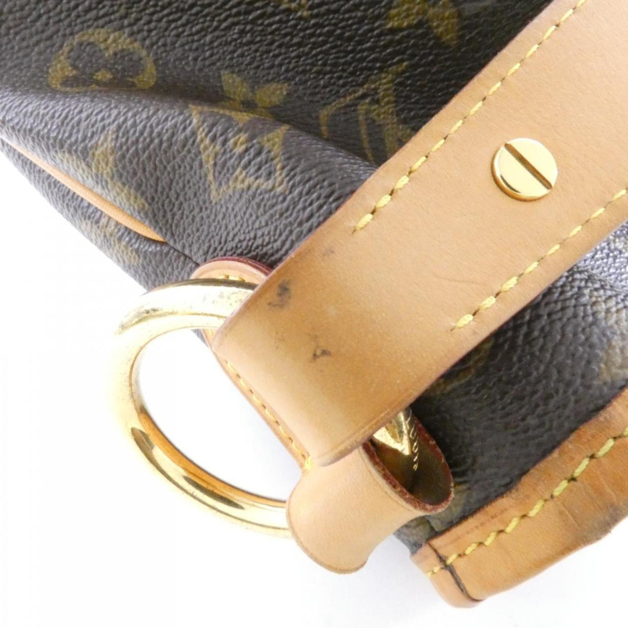 Louis Vuitton Marron Coated Canvas Shoulder Bag (Pre-Owned)