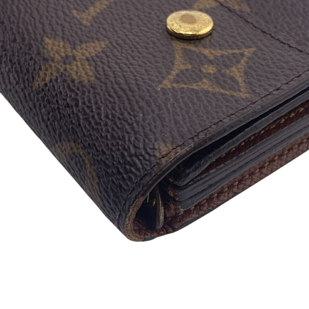 Louis Vuitton Monogram Brown Monogram Long Wallet (Bi-Fold) (Pre-Owned)