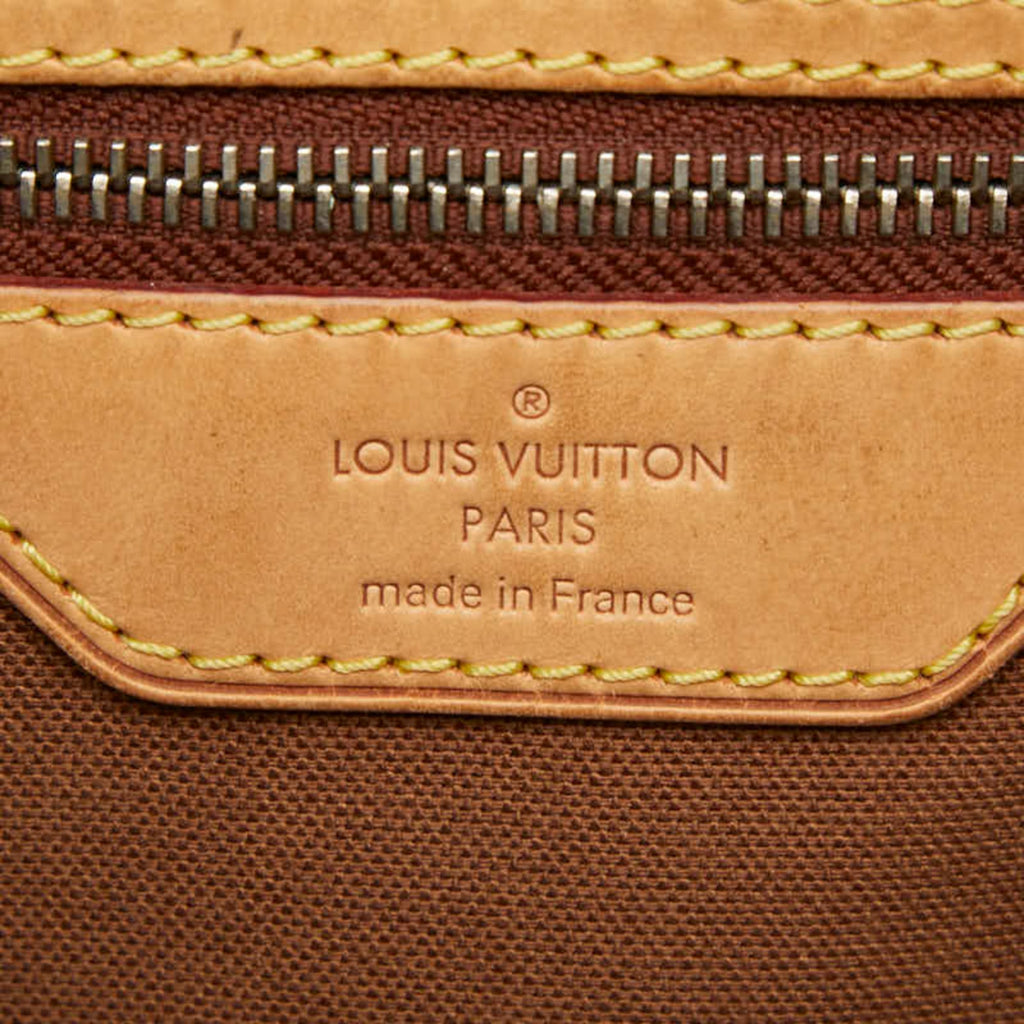 Louis Vuitton Brown Pvc Leather Shoulder Bag Tote Bag (Pre-Owned)