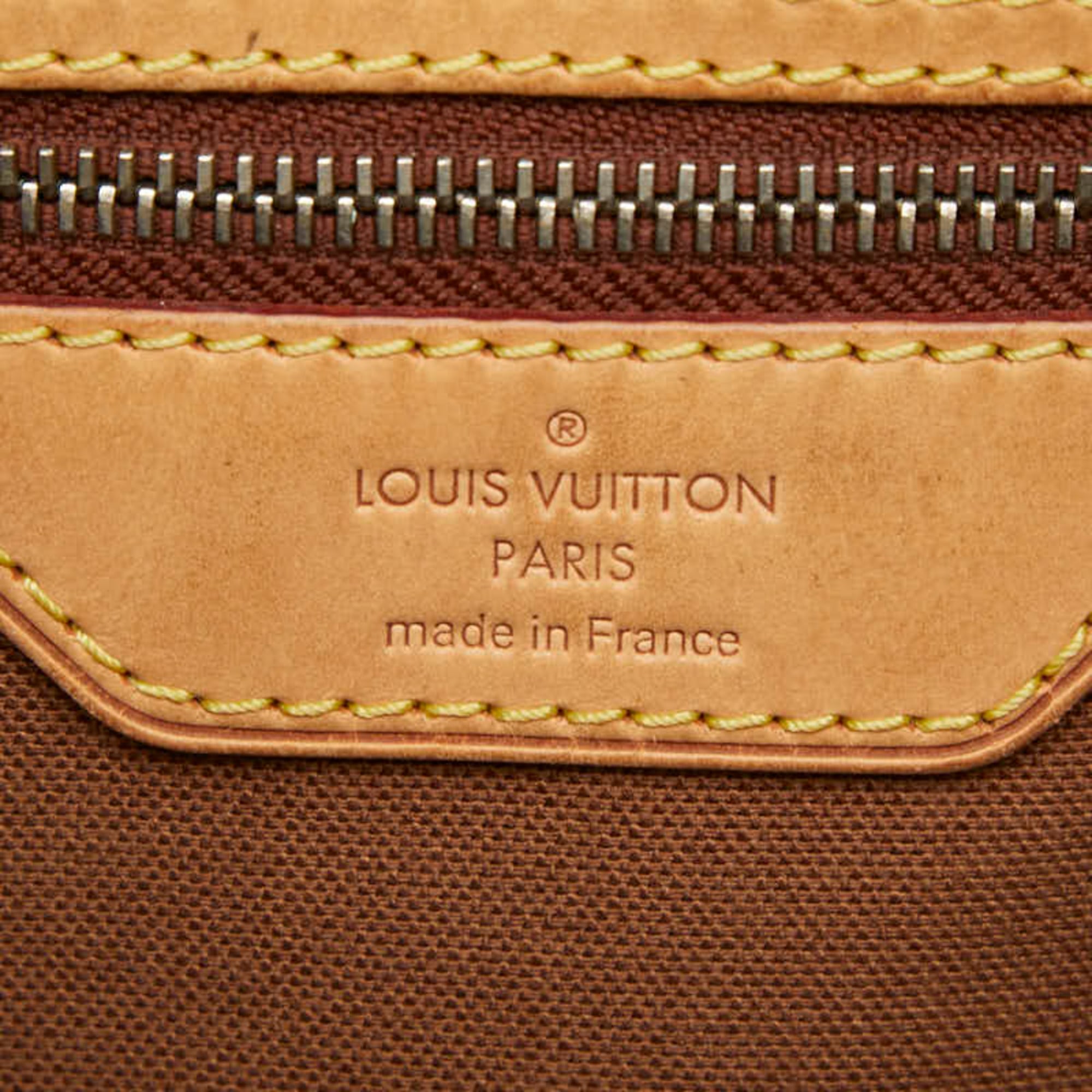 Louis Vuitton Brown Pvc Leather Shoulder Bag Tote Bag (Pre-Owned)