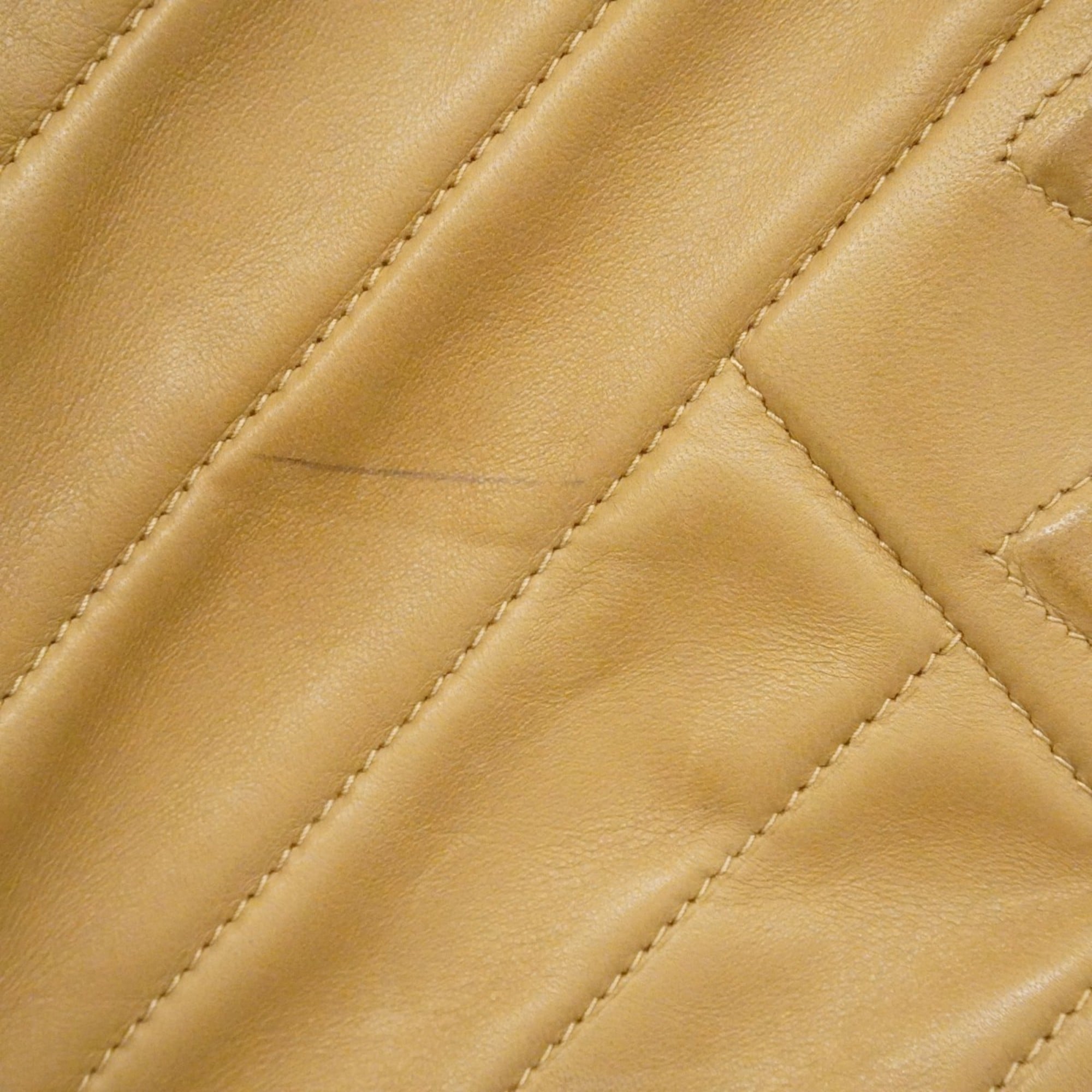 Vintage Diamond CC Camera Bag Diagonal Quilted Leather Medium