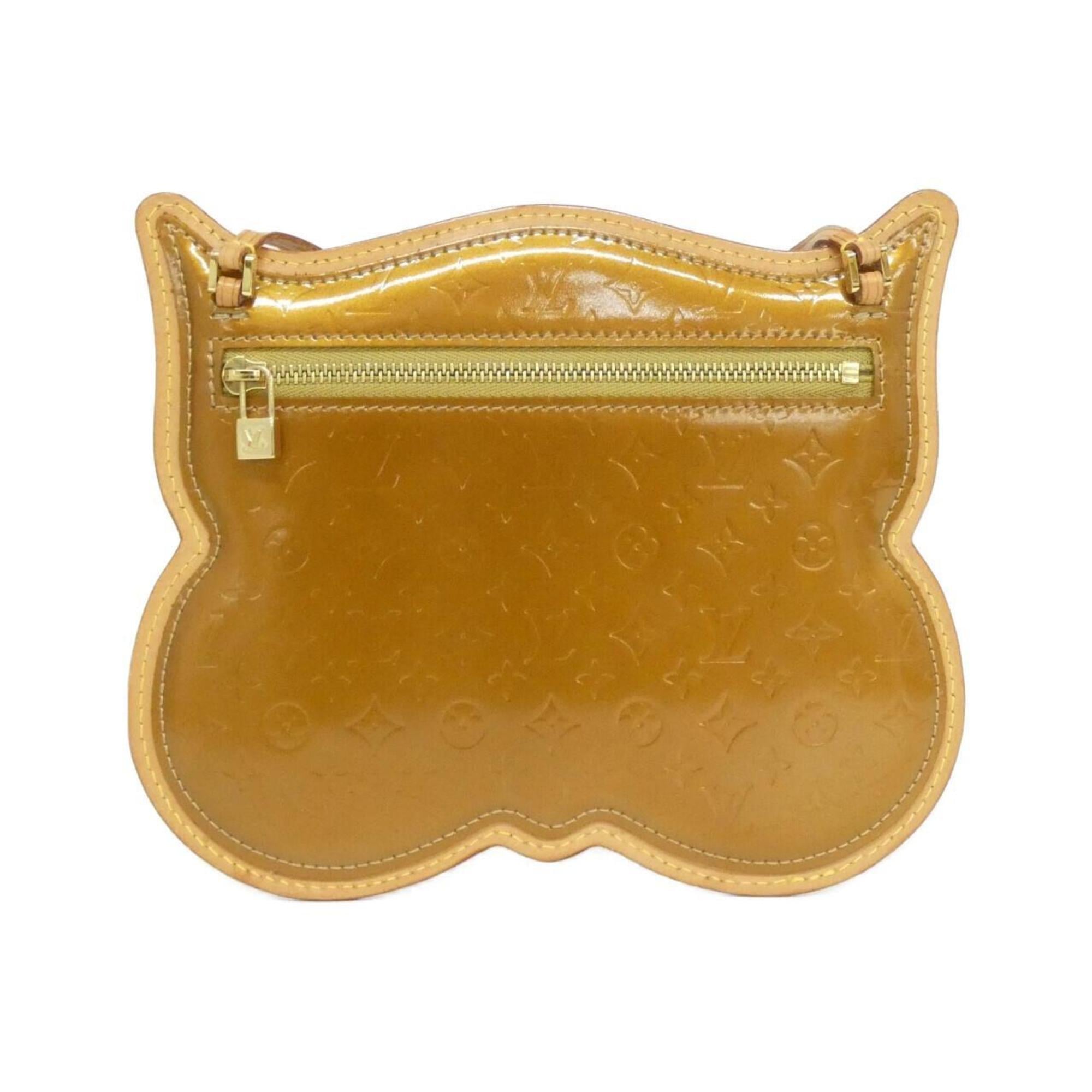 Louis Vuitton Beige Leather Pochette Pouch (Pre-Owned)