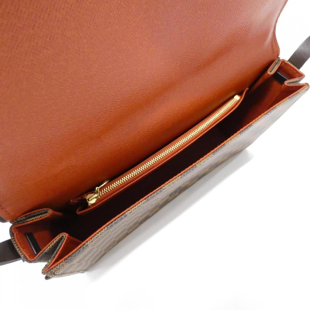 Louis Vuitton Ebene Coated Canvas Shoulder Bag (Pre-Owned)