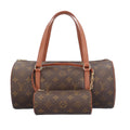 Louis Vuitton Brown Monogram Canvas Handbag (Pre-Owned)