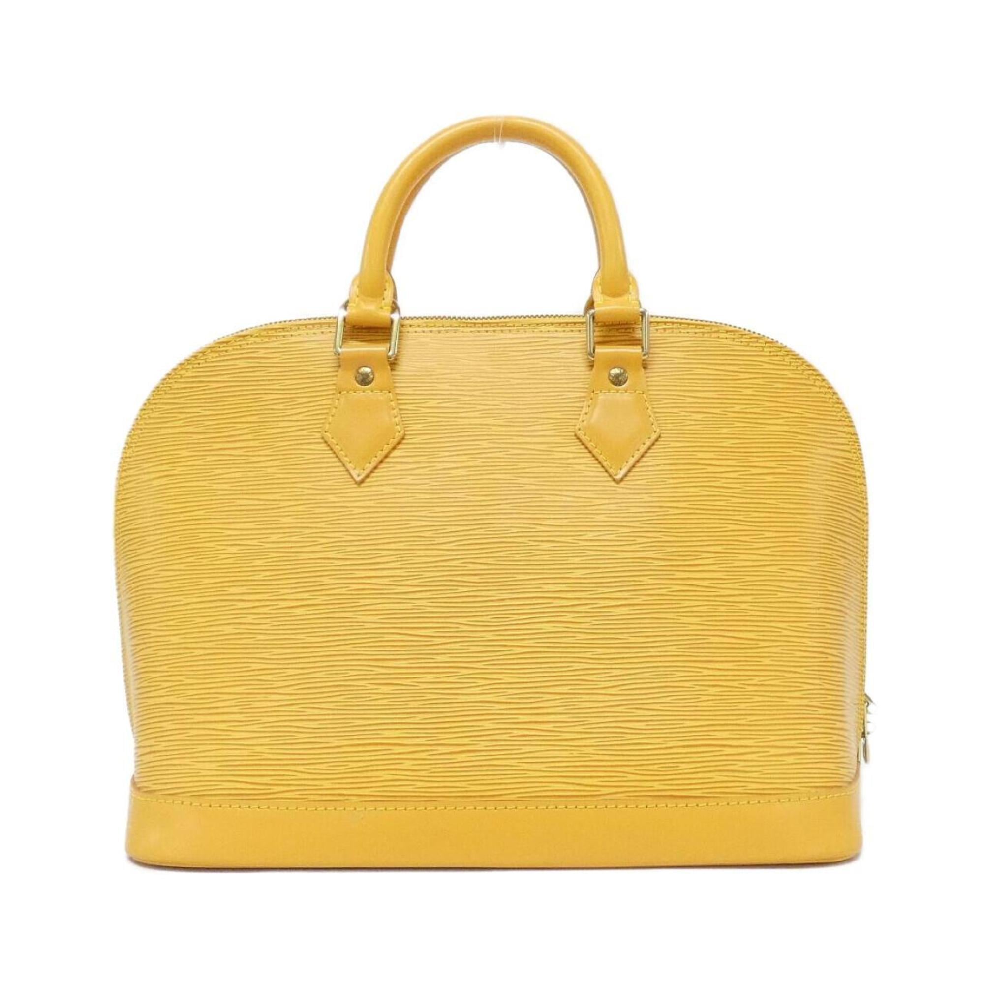 Louis Vuitton Yellow Leather Handbag (Pre-Owned)