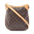 Louis Vuitton Brown Monogram Coated Canvas Leather Shoulder Bag (Pre-Owned)