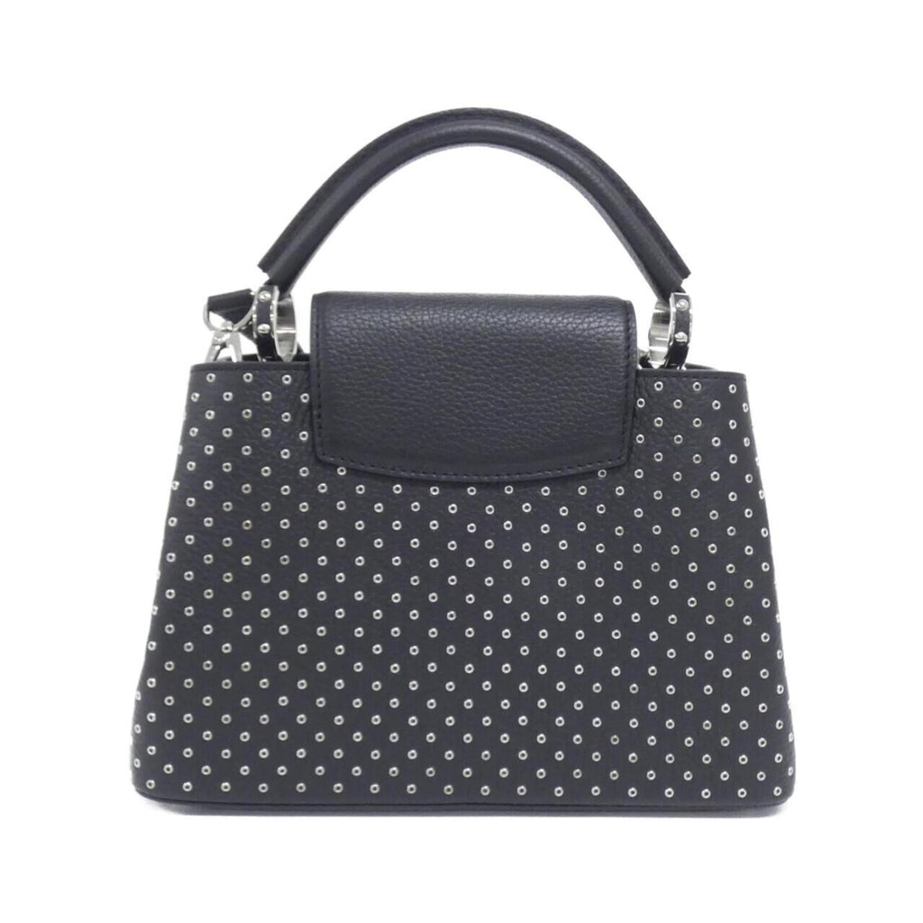 Louis Vuitton Black Leather Handbag (Pre-Owned)