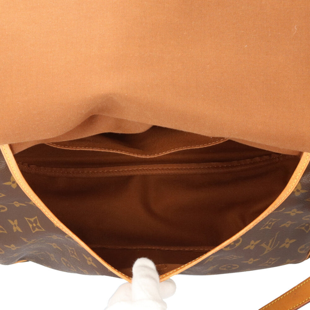 Louis Vuitton Brown Monogram Shoulder Bag (Pre-Owned)