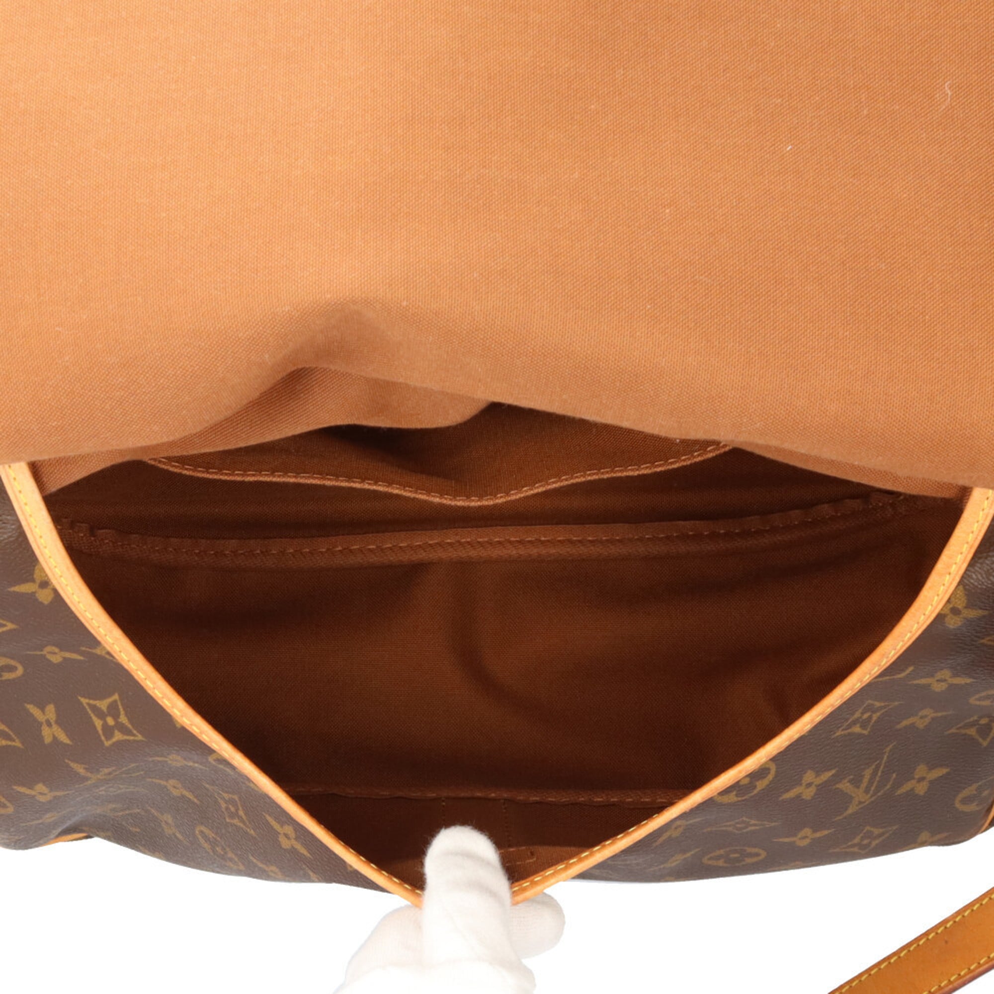 Louis Vuitton Brown Monogram Shoulder Bag (Pre-Owned)