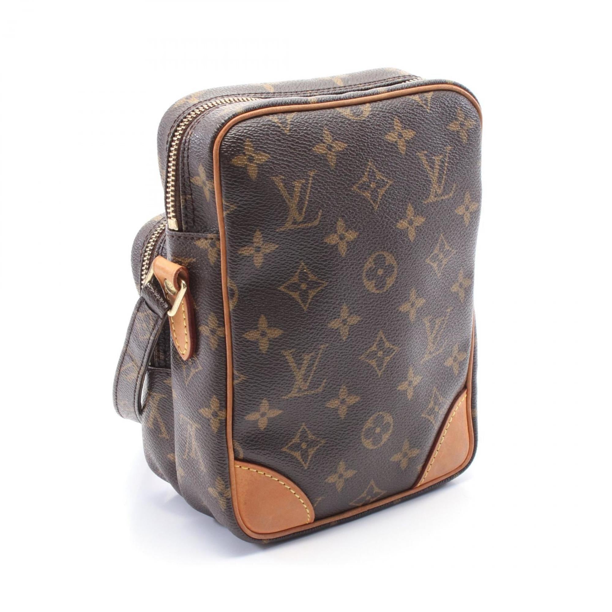Louis Vuitton Brown Monogram Pvc Coated Canvas Leather Shoulder Bag (Pre-Owned)