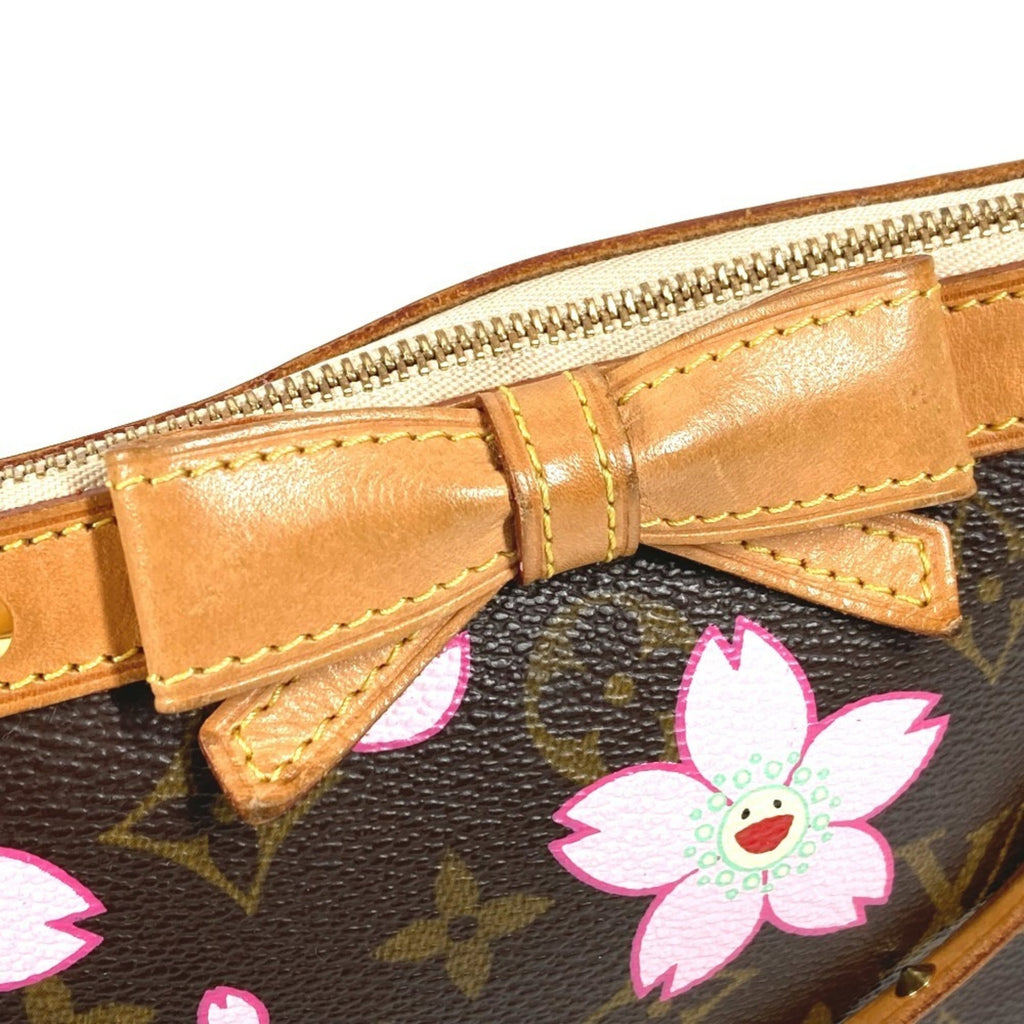 Louis Vuitton Monogram Cherry Blossom Brown Pink Monogram Handbag Shoulder Bag (Pre-Owned)