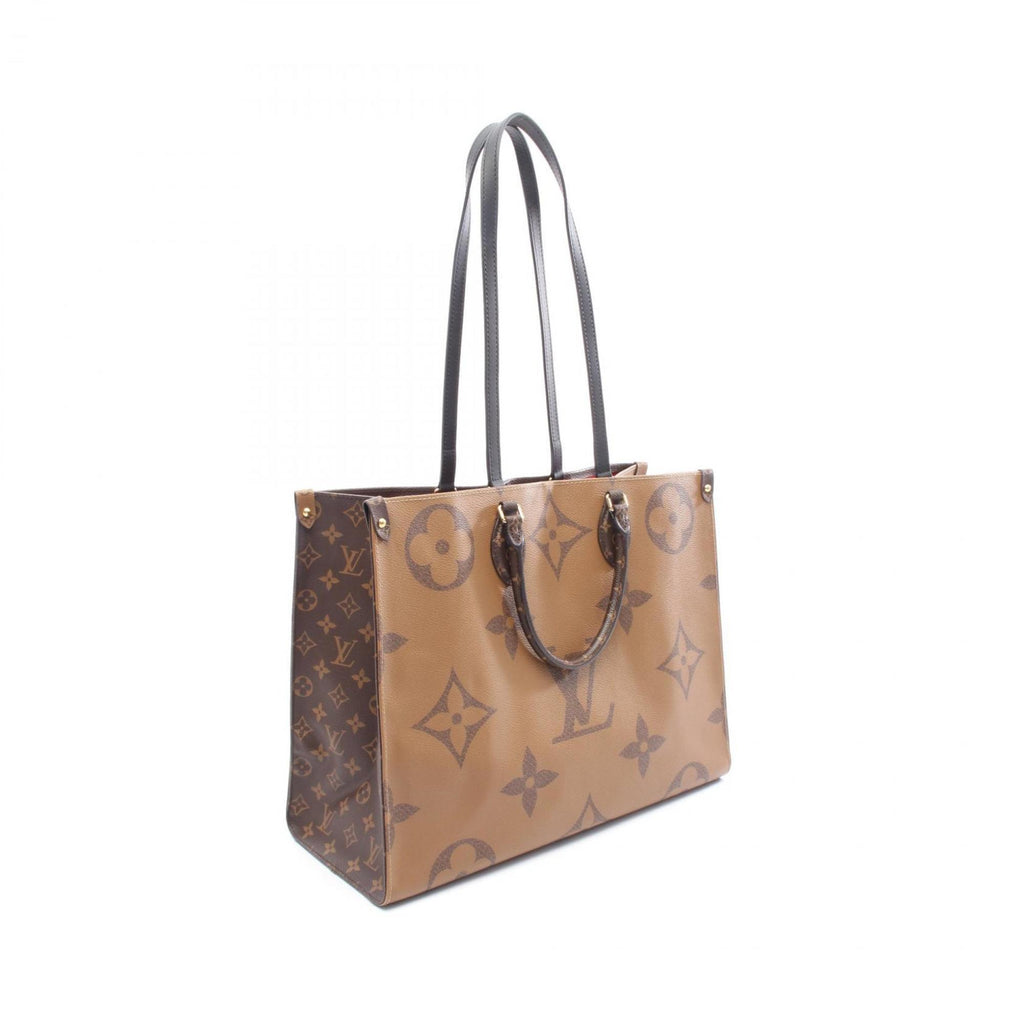 Louis Vuitton Brown Coated Canvas Monogram Reverse Pvc Leather Shoulder Bag (Pre-Owned)