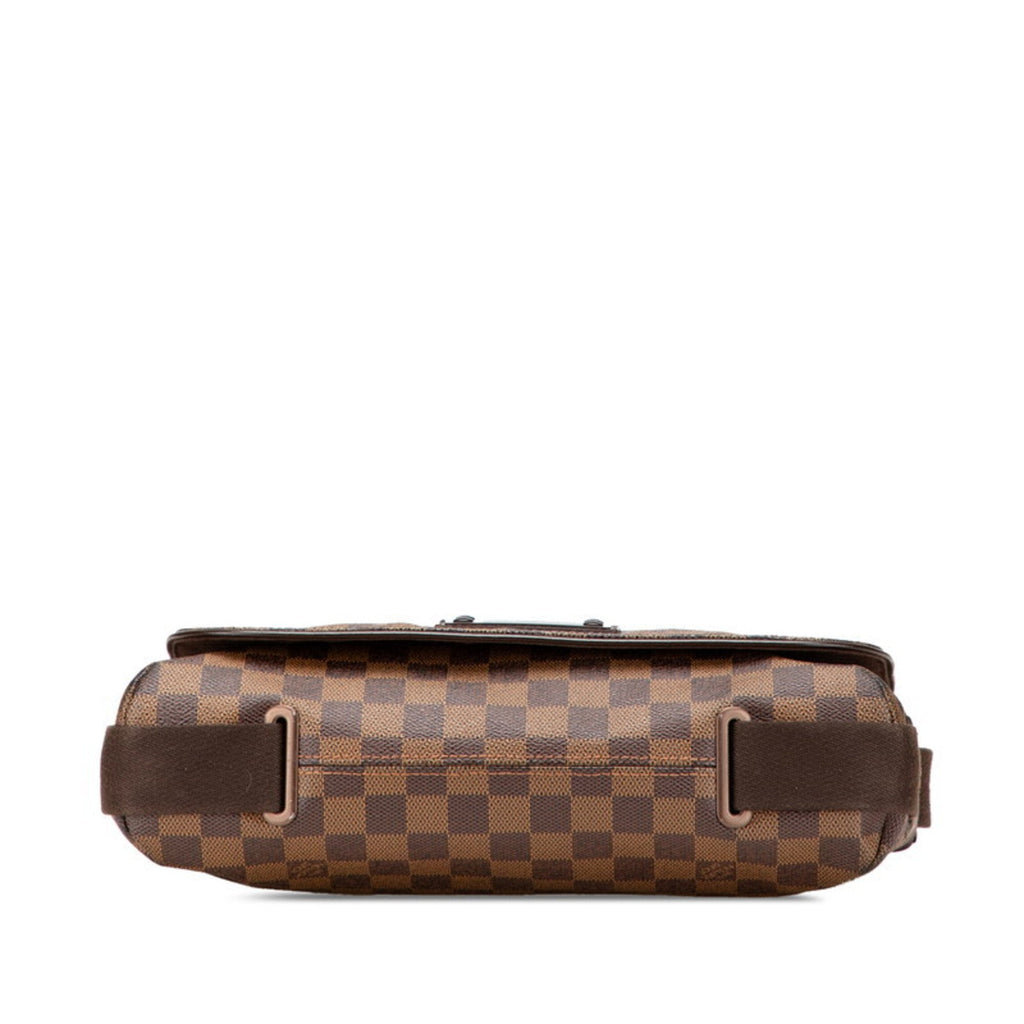 Louis Vuitton Brown Pvc Leather Shoulder Bag (Pre-Owned)