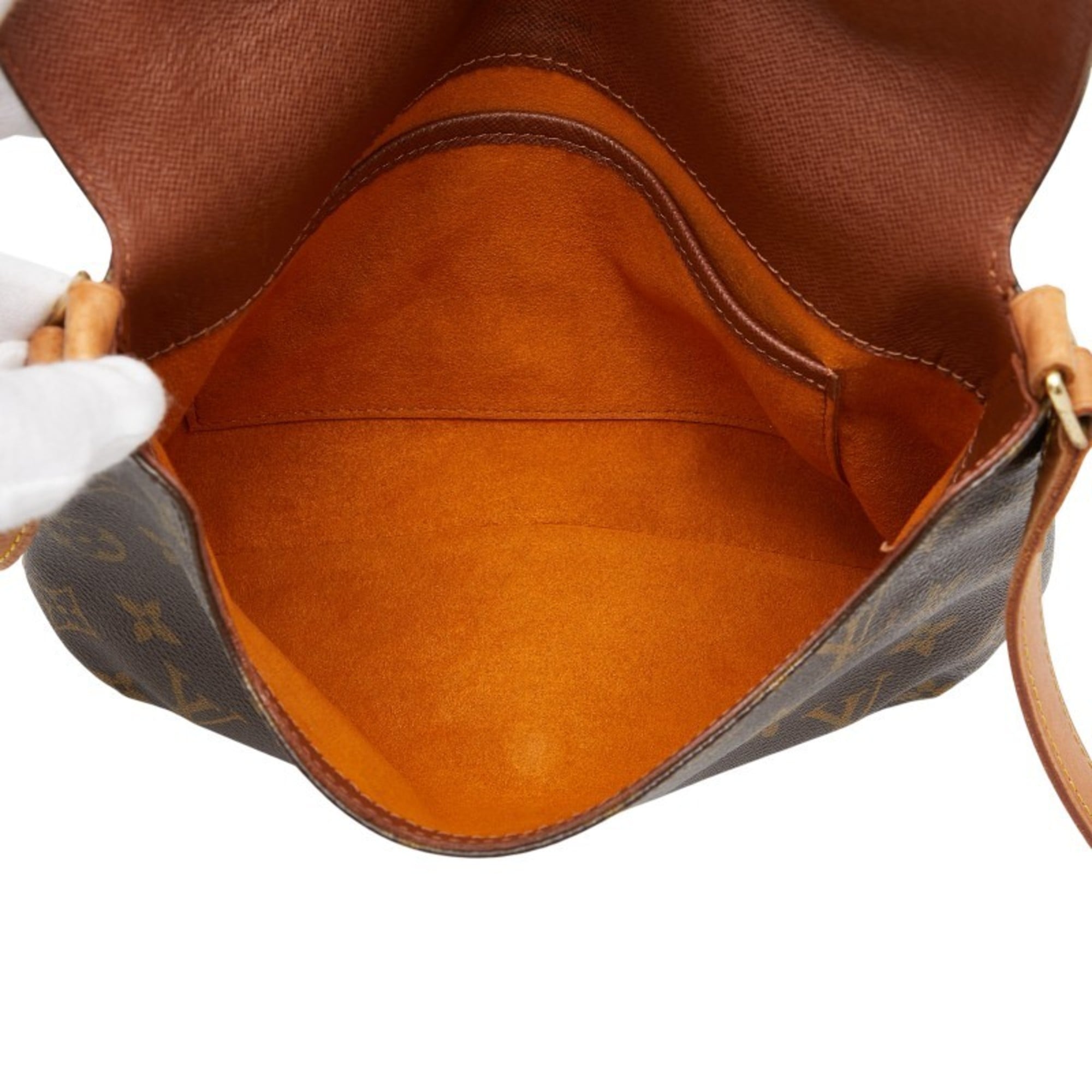 Louis Vuitton Brown Pvc Leather Shoulder Bag (Pre-Owned)