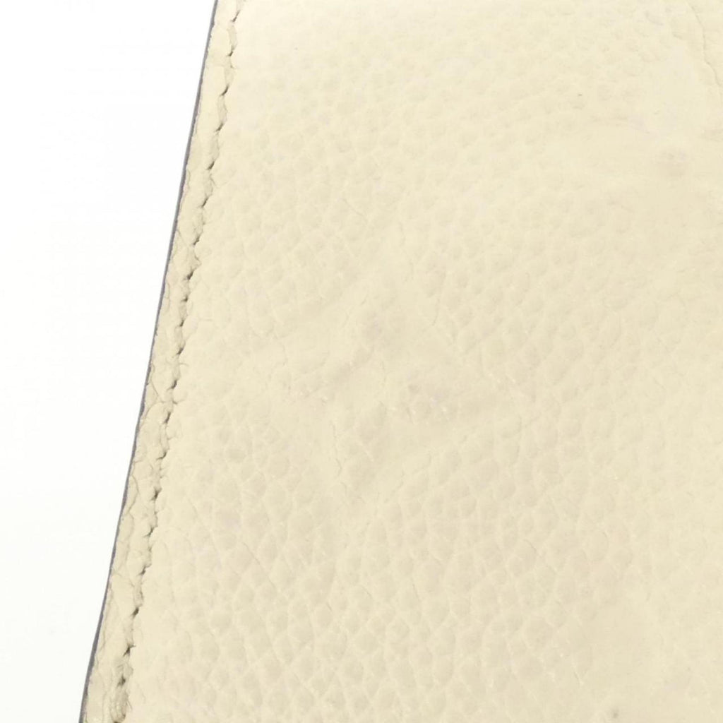 Louis Vuitton Monogram Empreinte Beige Leather Wallet (Tri-Fold) (Pre-Owned)