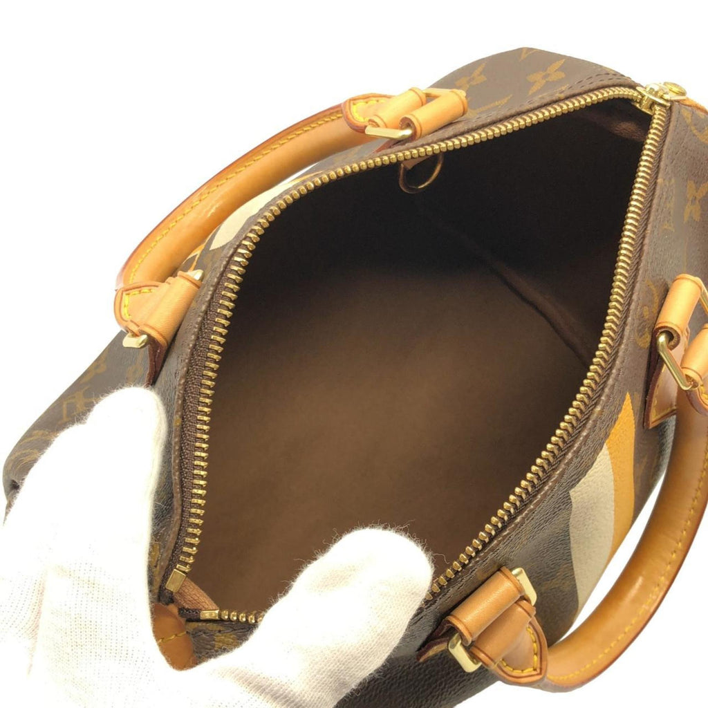 Louis Vuitton Marron Coated Canvas Boston Bag (Pre-Owned)